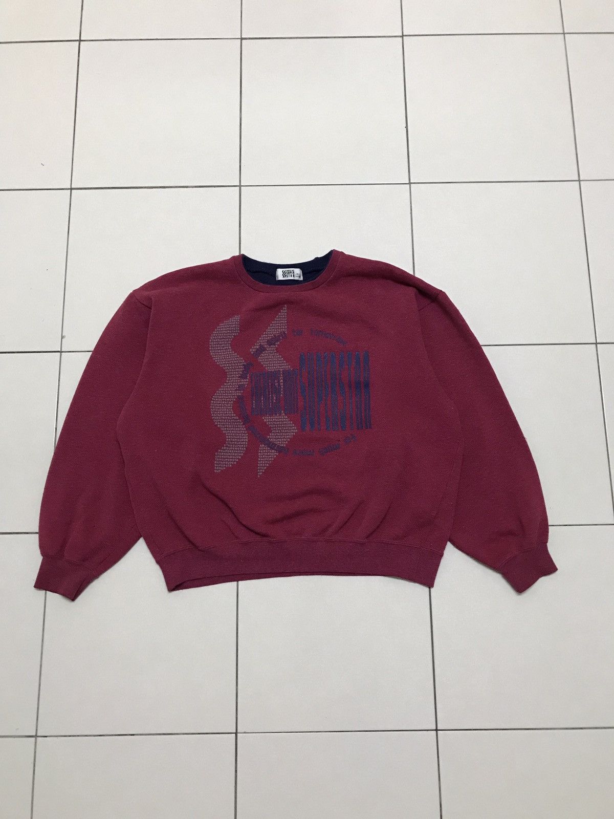 Japanese Brand × Mizuno Japanese Brand Mizuno Superstar Sweatshirt Big Spellout Size US M / EU 48-50 / 2 - 1 Thumbnail