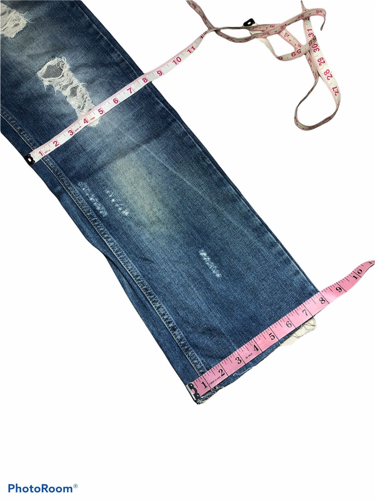 Zara ZARA JEANS DISTRESSED DENIM Size US 32 / EU 48 - 8 Thumbnail