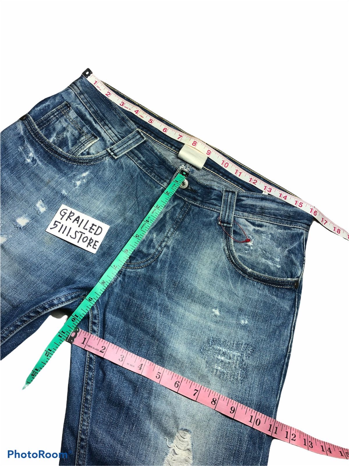 Zara ZARA JEANS DISTRESSED DENIM Size US 32 / EU 48 - 6 Thumbnail