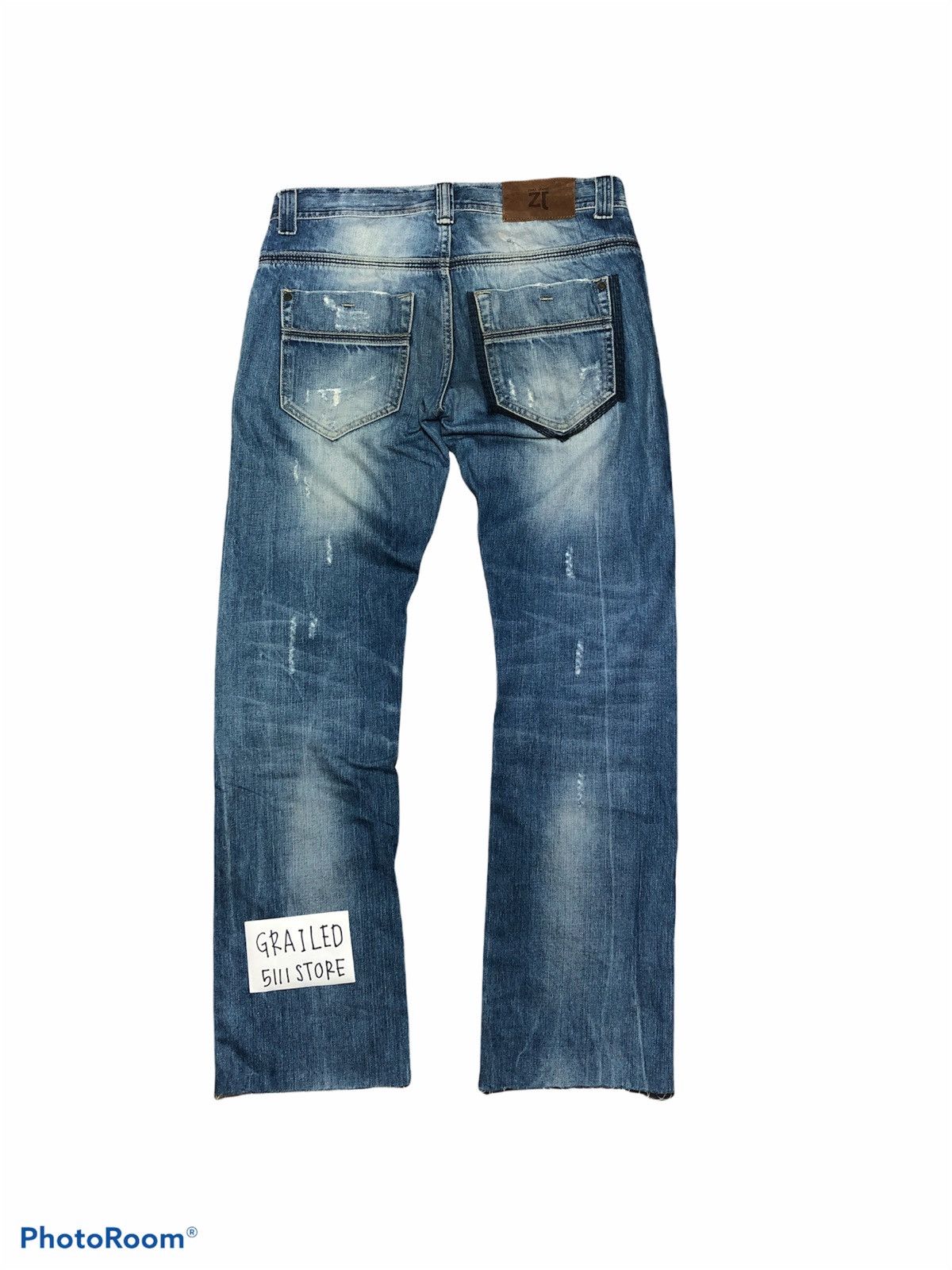 Zara ZARA JEANS DISTRESSED DENIM Size US 32 / EU 48 - 2 Thumbnail