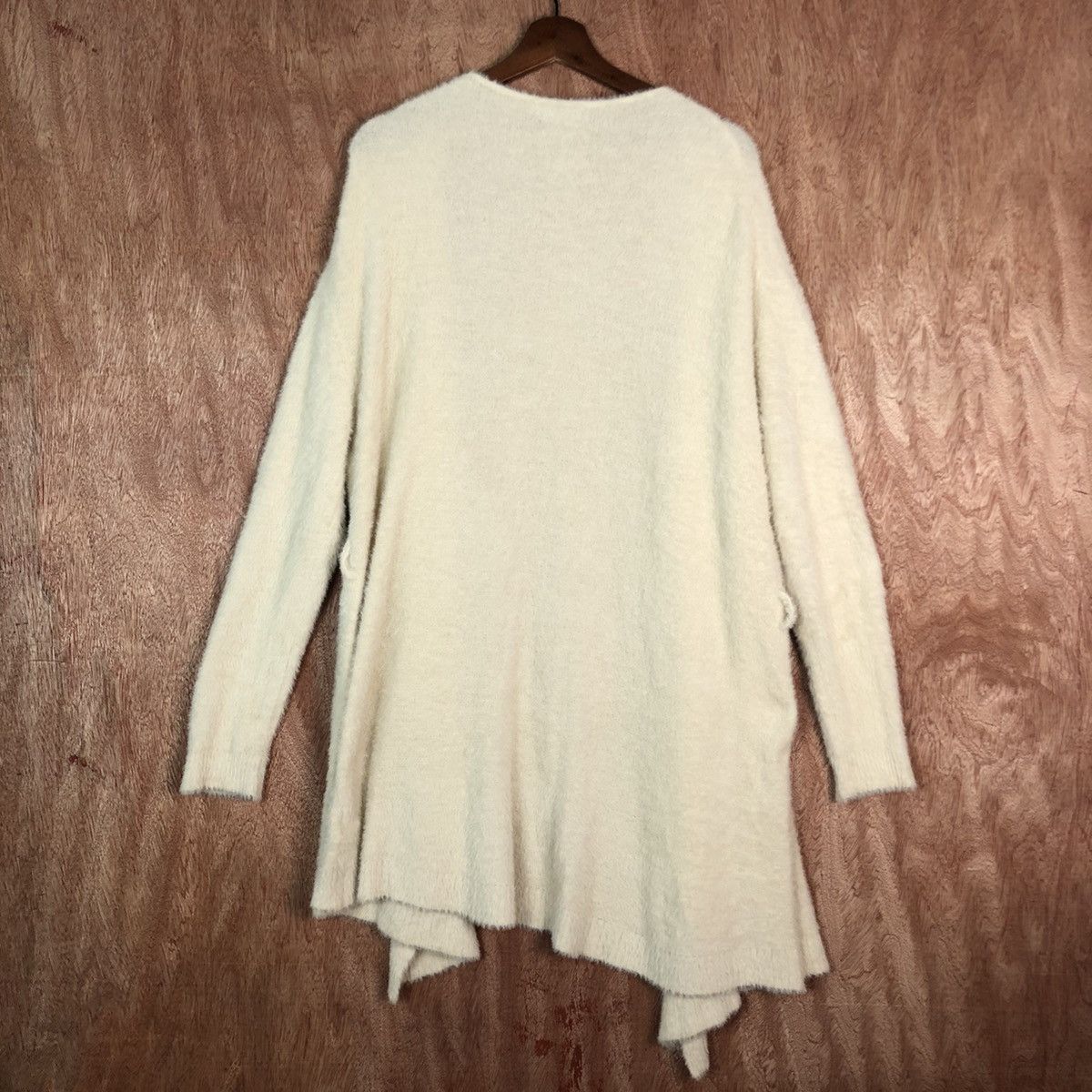 Homespun Knitwear × Japanese Brand Lepsim Cream Cardigan Knitwear Size US L / EU 52-54 / 3 - 9 Thumbnail