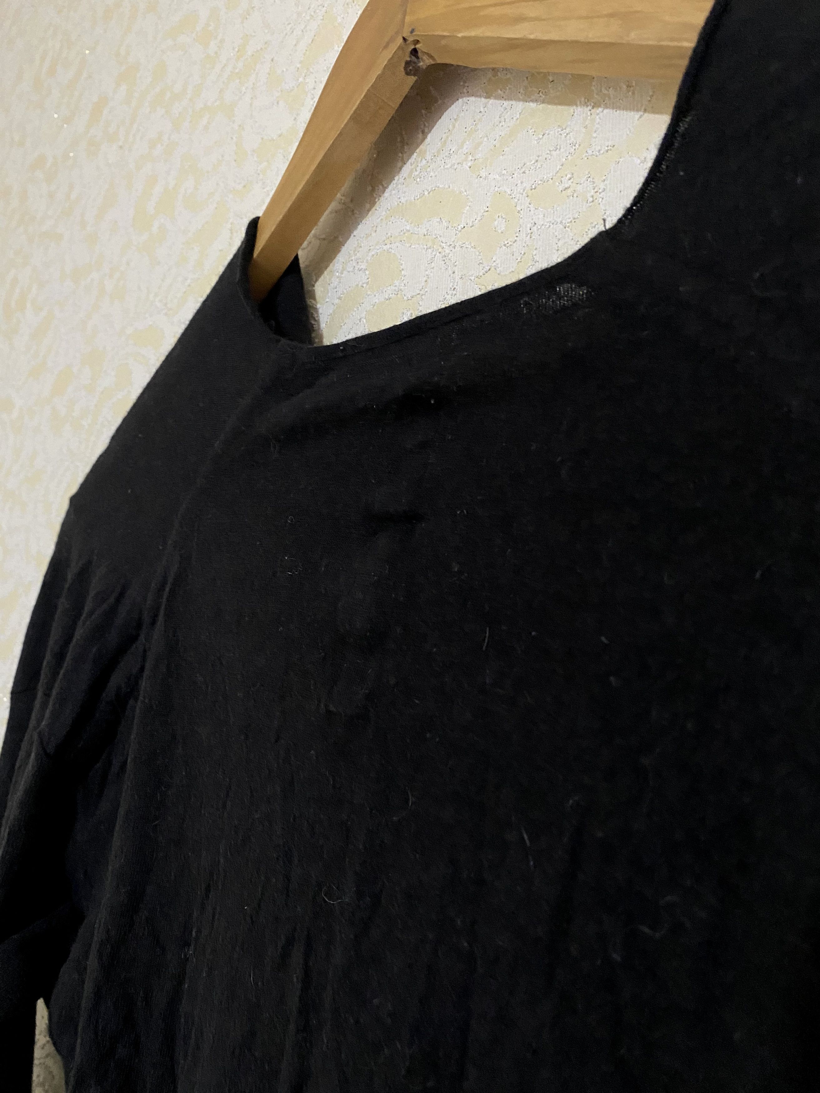 Rick Owens Lilies Rick Owens Lilies Black Twisted Wide Neck Sweater Size US S / EU 44-46 / 1 - 13 Thumbnail