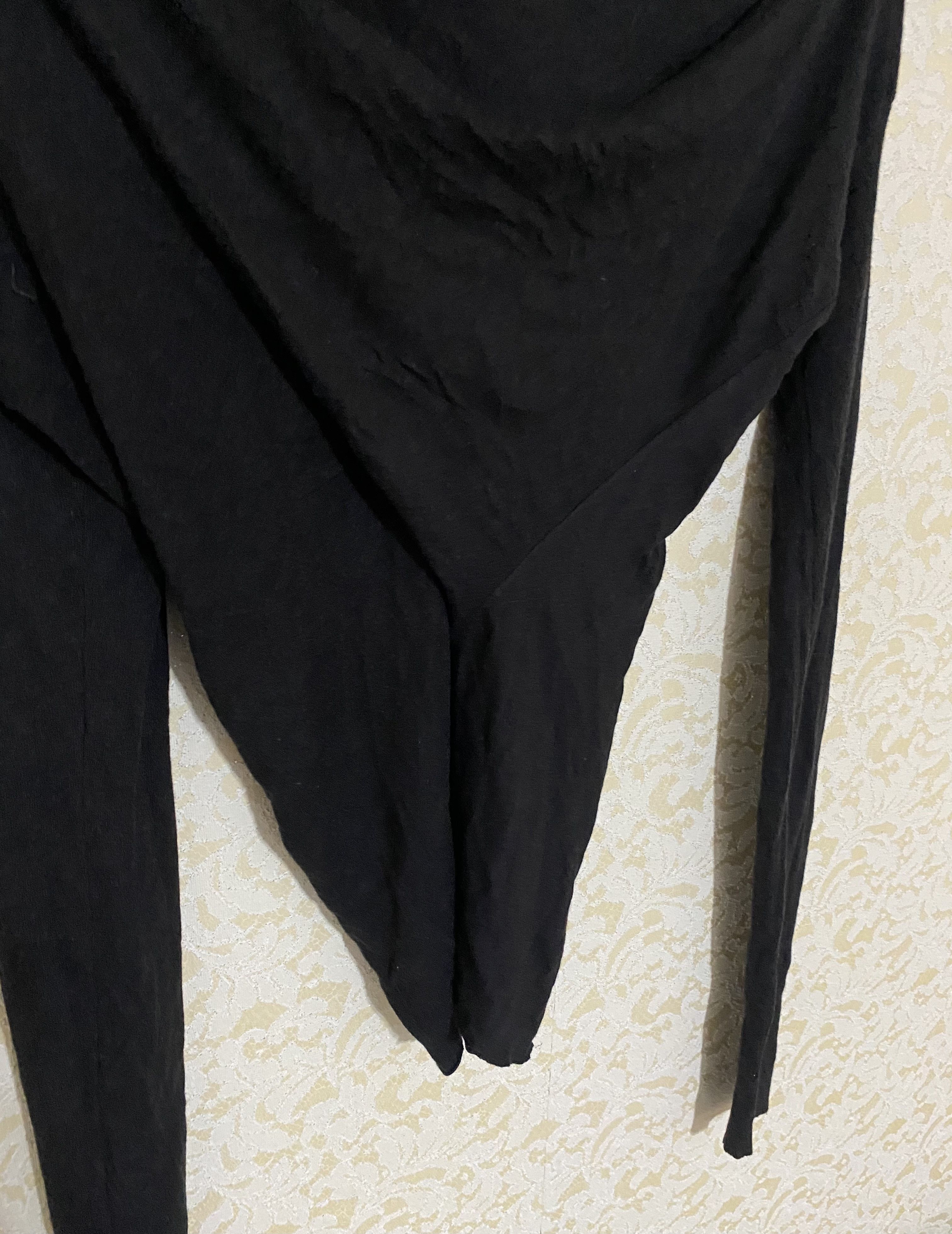 Rick Owens Lilies Rick Owens Lilies Black Twisted Wide Neck Sweater Size US S / EU 44-46 / 1 - 7 Thumbnail