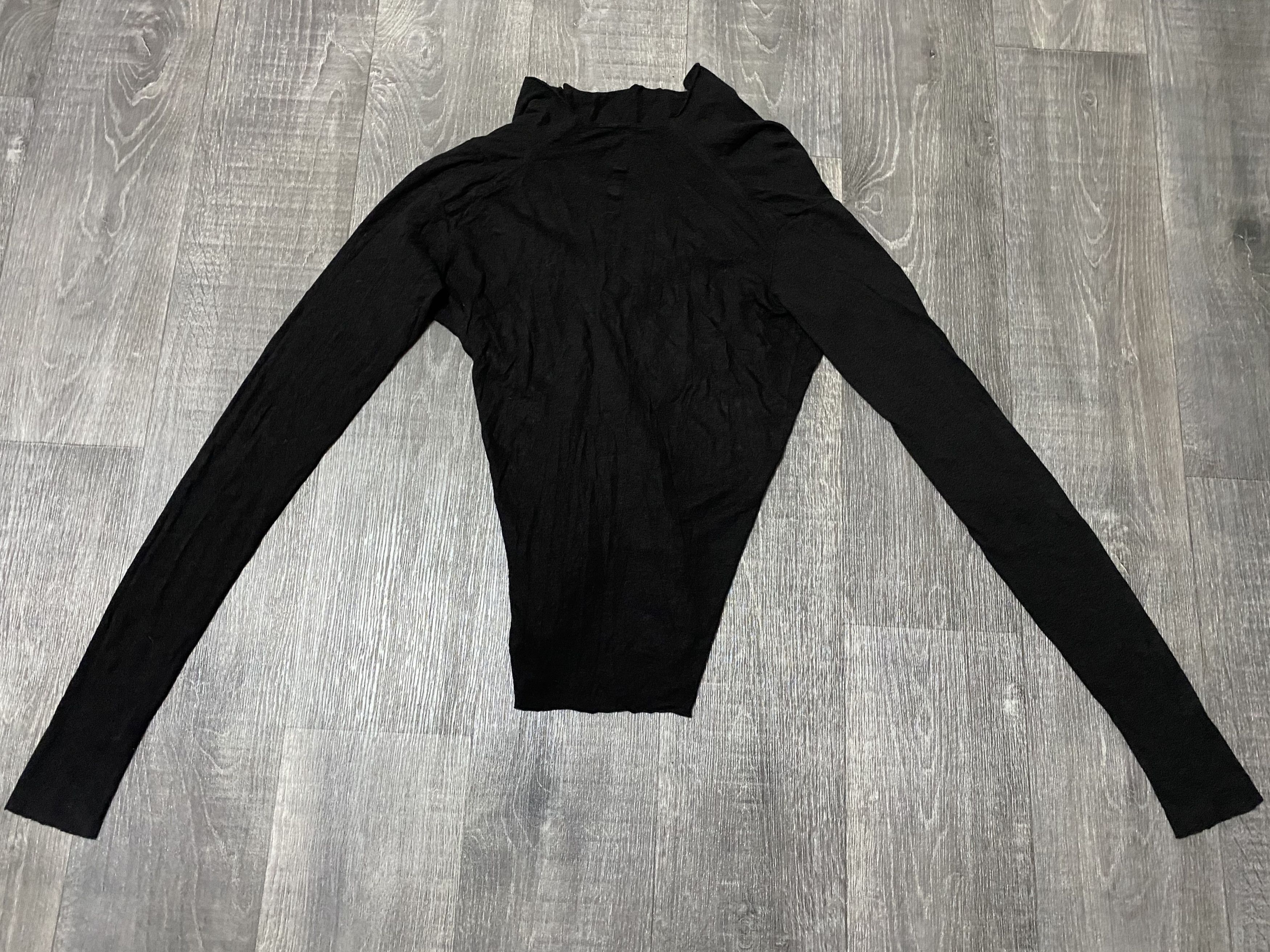 Rick Owens Lilies Rick Owens Lilies Black Twisted Wide Neck Sweater Size US S / EU 44-46 / 1 - 16 Thumbnail