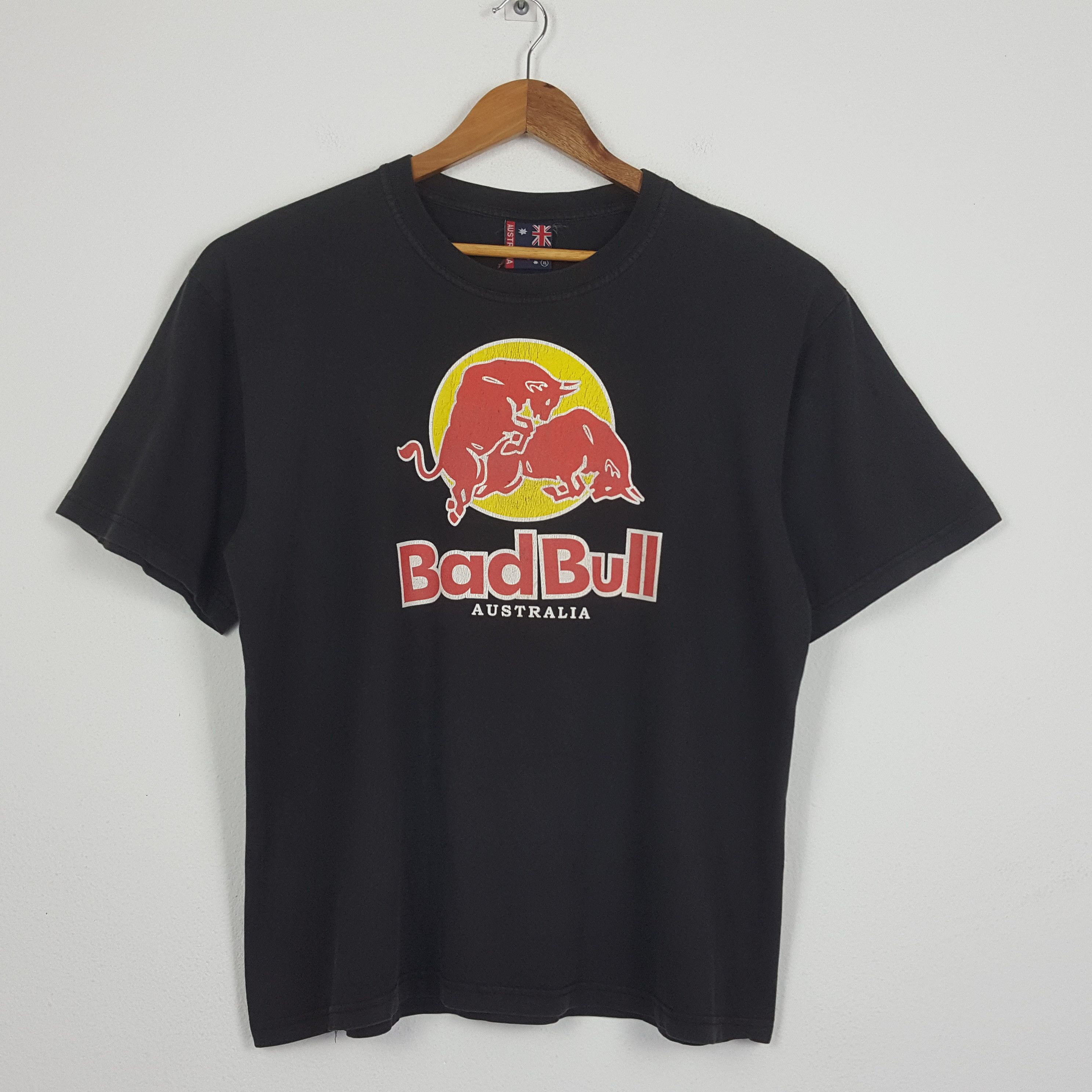 Vintage BadBull parody RedBull Art Style T-Shirt