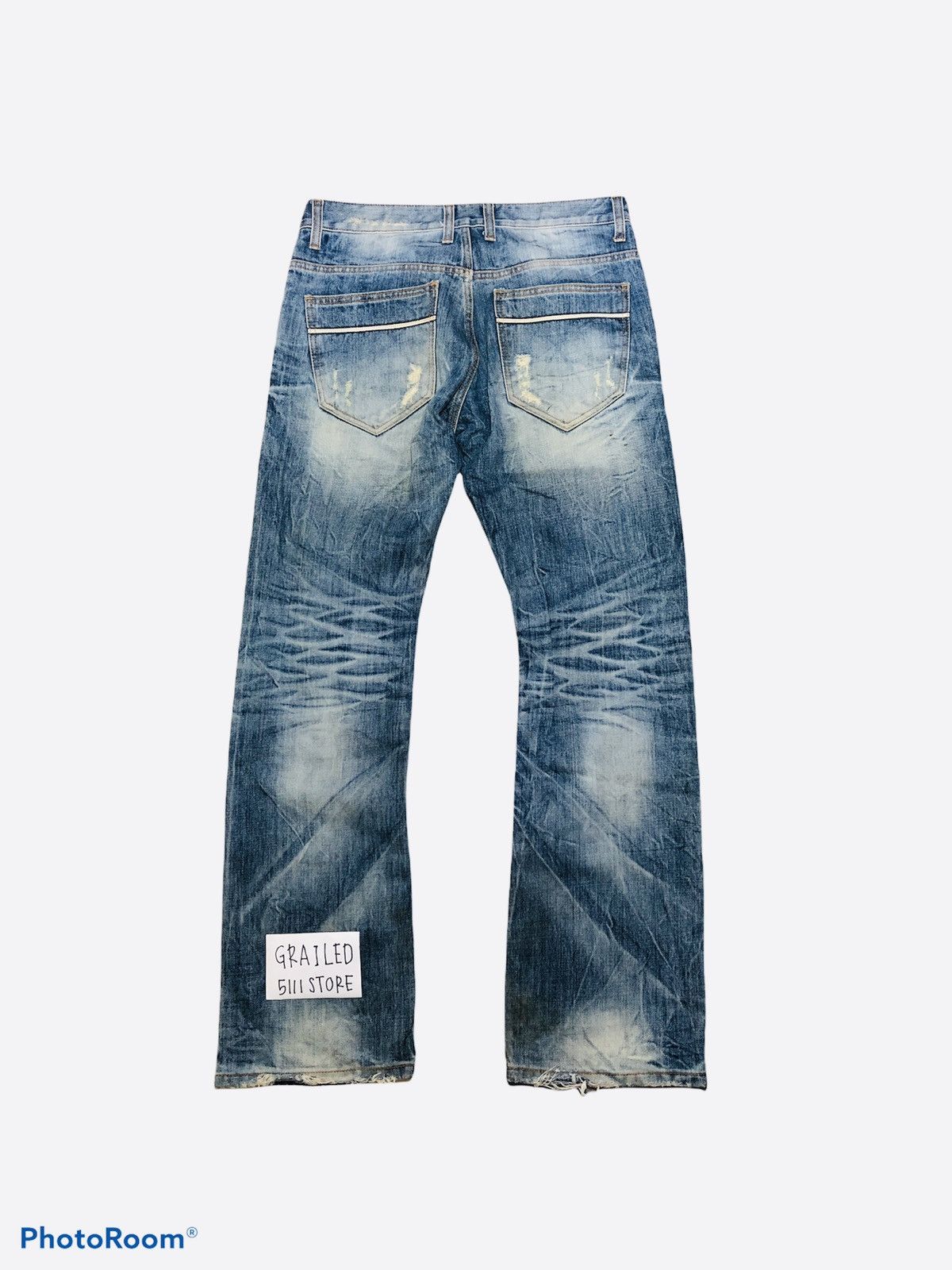 Hypebeast DPSR IMPROVES WASHED BLUE DENIM Size US 34 / EU 50 - 2 Thumbnail