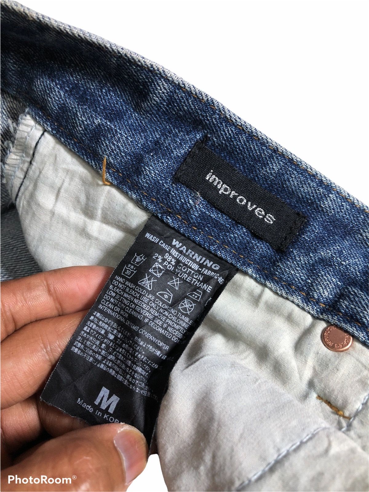 Hypebeast DPSR IMPROVES WASHED BLUE DENIM Size US 34 / EU 50 - 5 Thumbnail