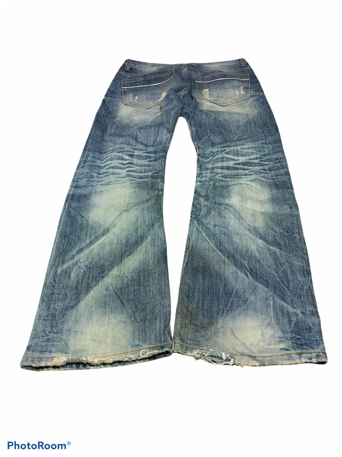 Hypebeast DPSR IMPROVES WASHED BLUE DENIM Size US 34 / EU 50 - 3 Thumbnail