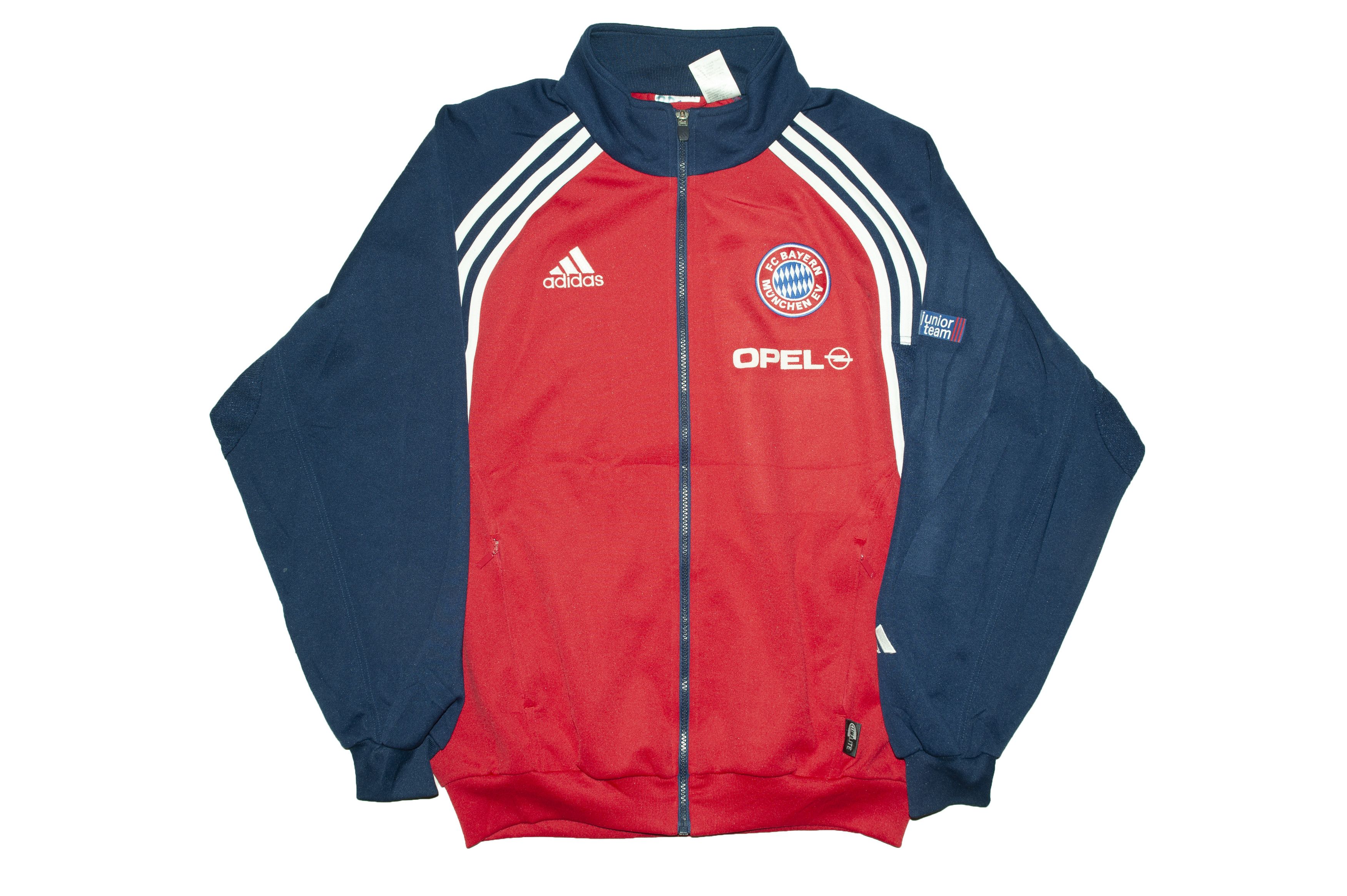 Adidas Vintage FC Bayern Munchen Junior Team Tracksuit Jacket Size US M / EU 48-50 / 2 - 1 Thumbnail