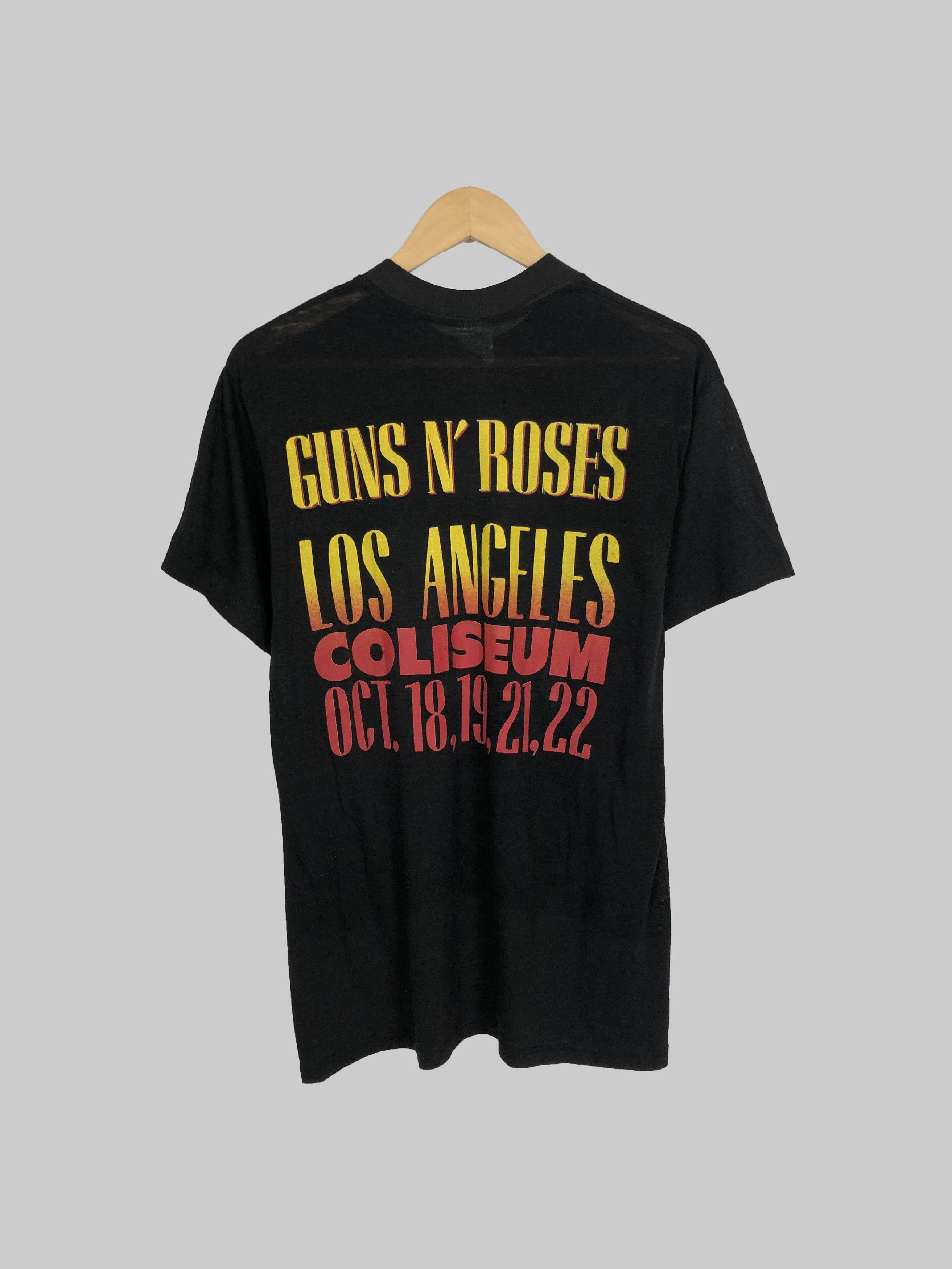 Band Tees Vintage 1989 Guns N Roses (Linkin Park Pink Floyd Pearl Jam Size US M / EU 48-50 / 2 - 2 Thumbnail