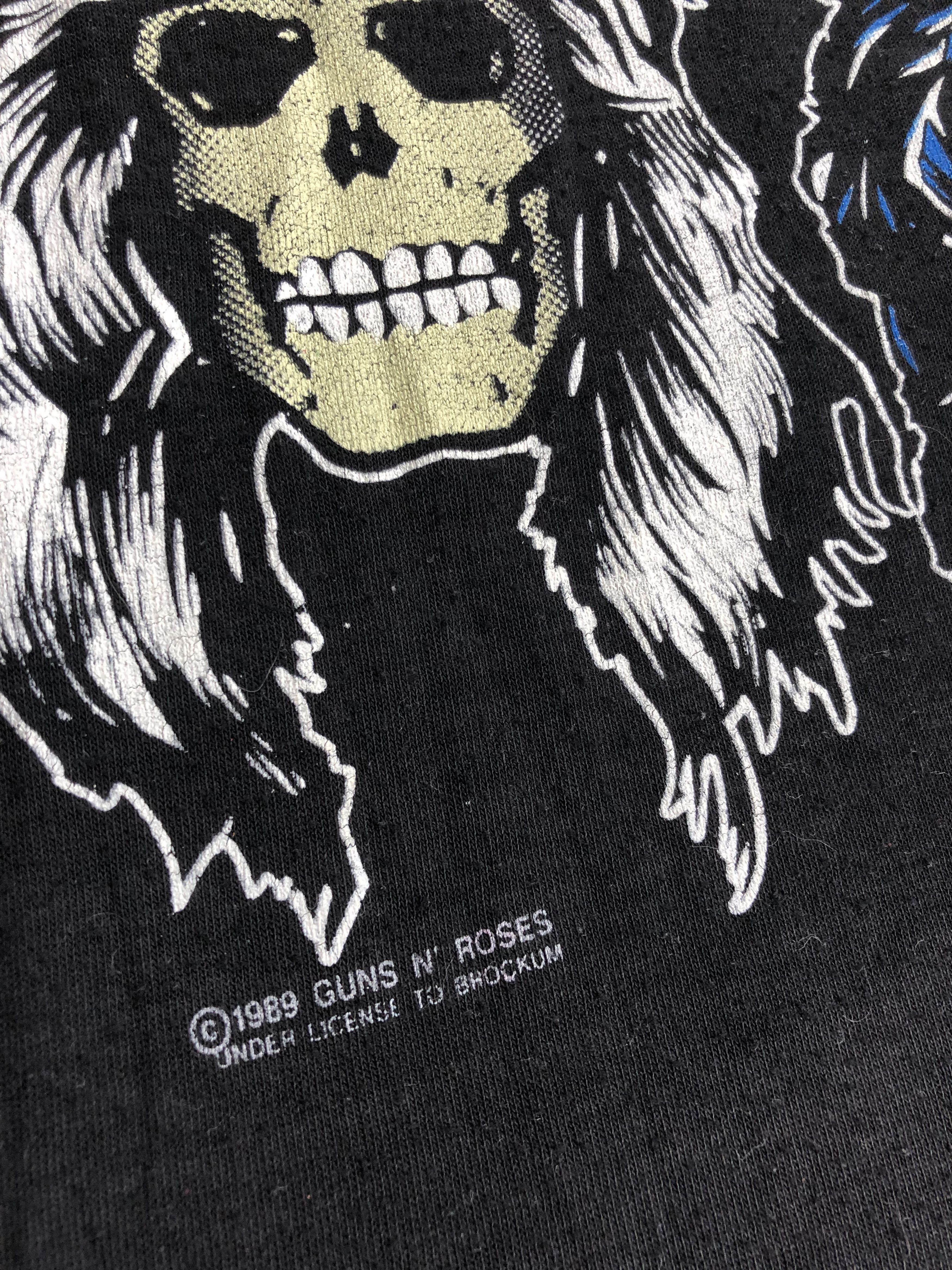 Band Tees Vintage 1989 Guns N Roses (Linkin Park Pink Floyd Pearl Jam Size US M / EU 48-50 / 2 - 8 Thumbnail