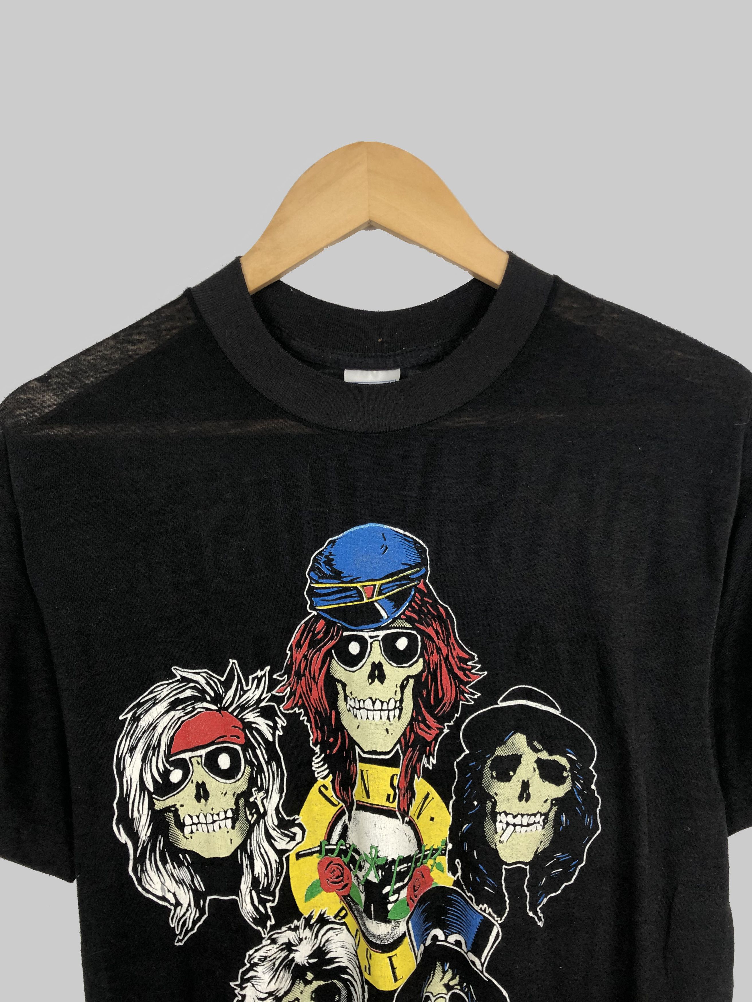 Band Tees Vintage 1989 Guns N Roses (Linkin Park Pink Floyd Pearl Jam Size US M / EU 48-50 / 2 - 3 Thumbnail