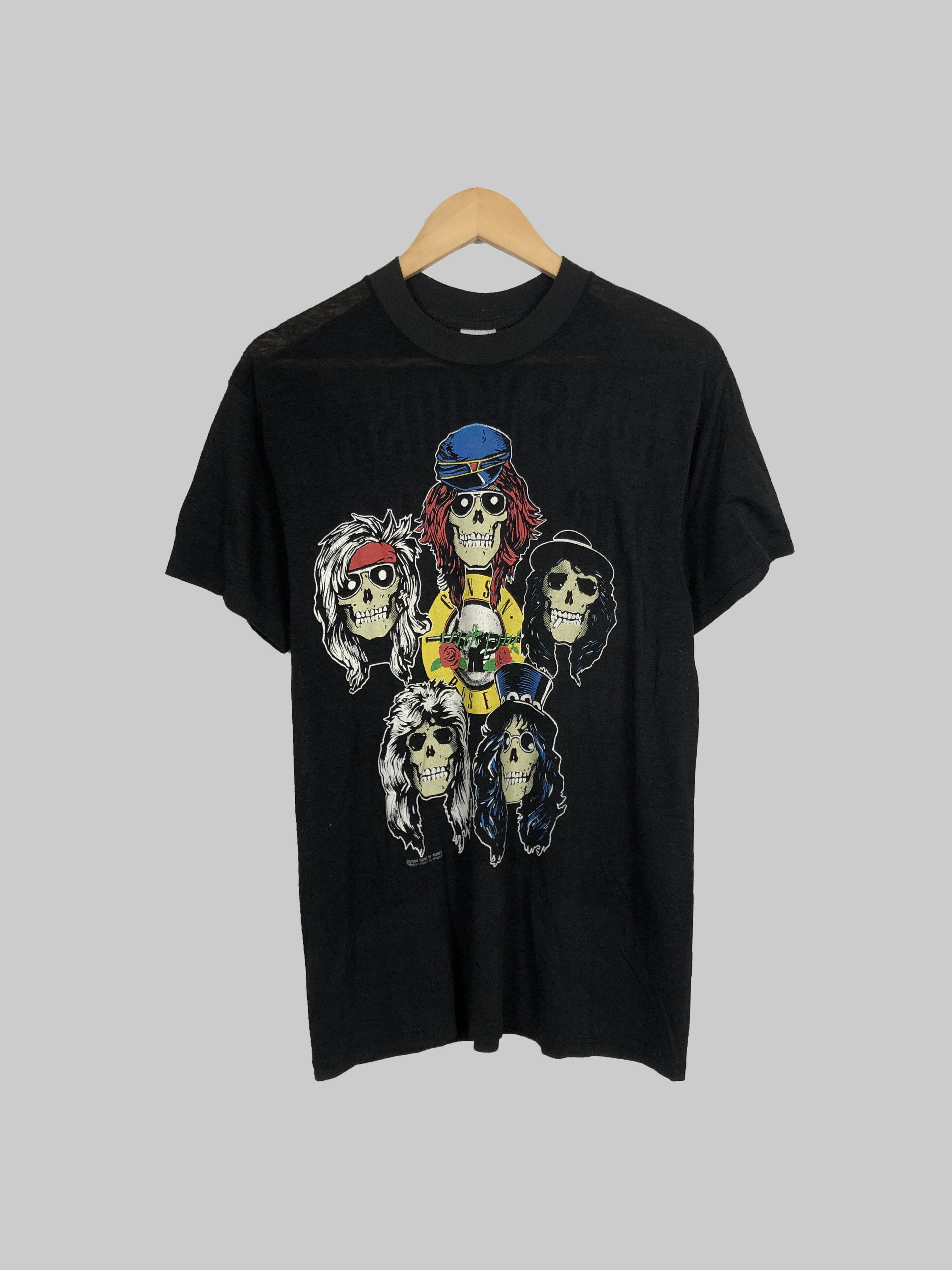 Band Tees Vintage 1989 Guns N Roses (Linkin Park Pink Floyd Pearl Jam Size US M / EU 48-50 / 2 - 1 Thumbnail