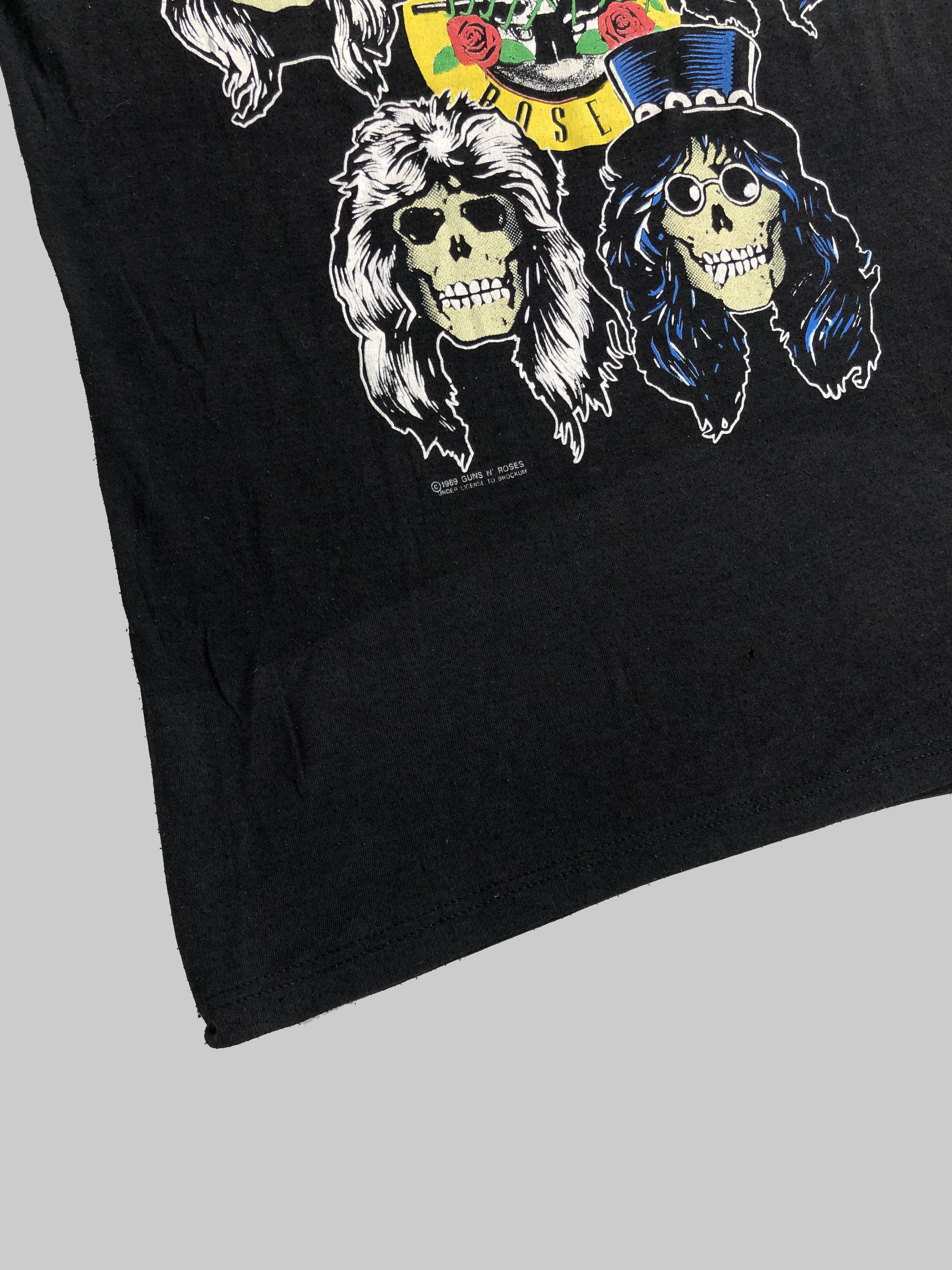 Band Tees Vintage 1989 Guns N Roses (Linkin Park Pink Floyd Pearl Jam Size US M / EU 48-50 / 2 - 9 Thumbnail