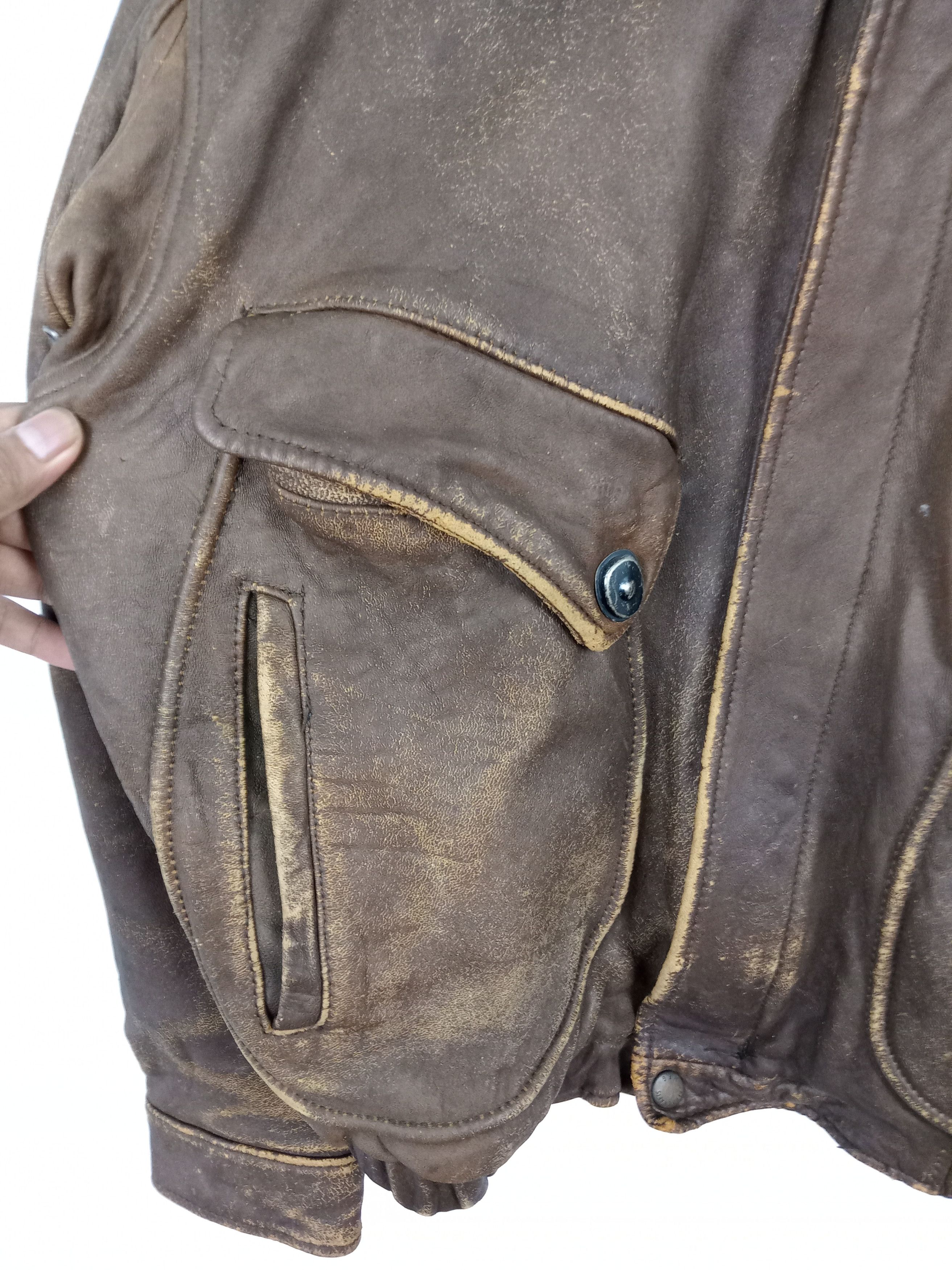 Vintage Vintage Us Armed Forces Aviator Leather Jacket Size US M / EU 48-50 / 2 - 6 Thumbnail
