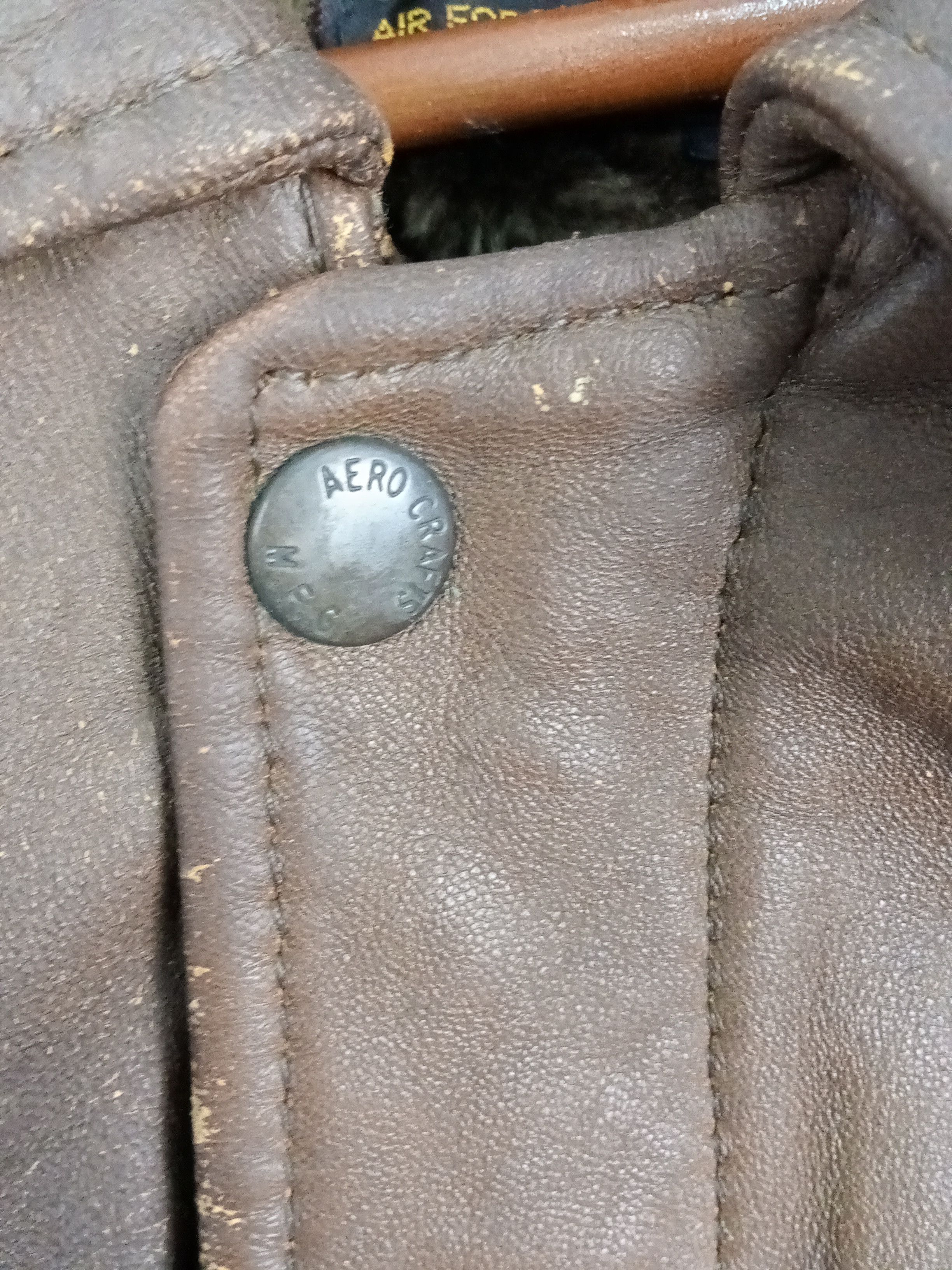 Vintage Vintage Us Armed Forces Aviator Leather Jacket Size US M / EU 48-50 / 2 - 5 Thumbnail