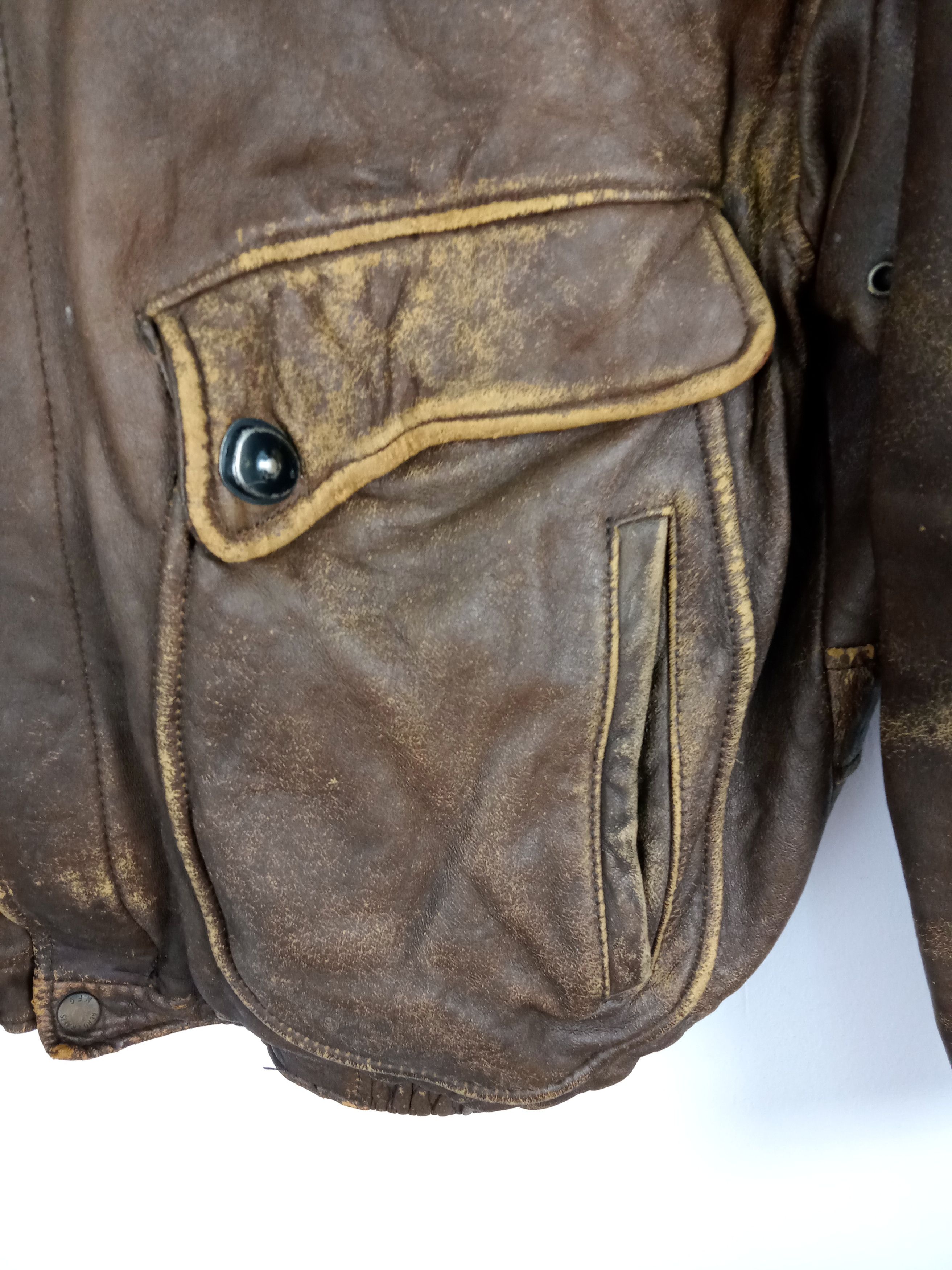Vintage Vintage Us Armed Forces Aviator Leather Jacket Size US M / EU 48-50 / 2 - 7 Thumbnail