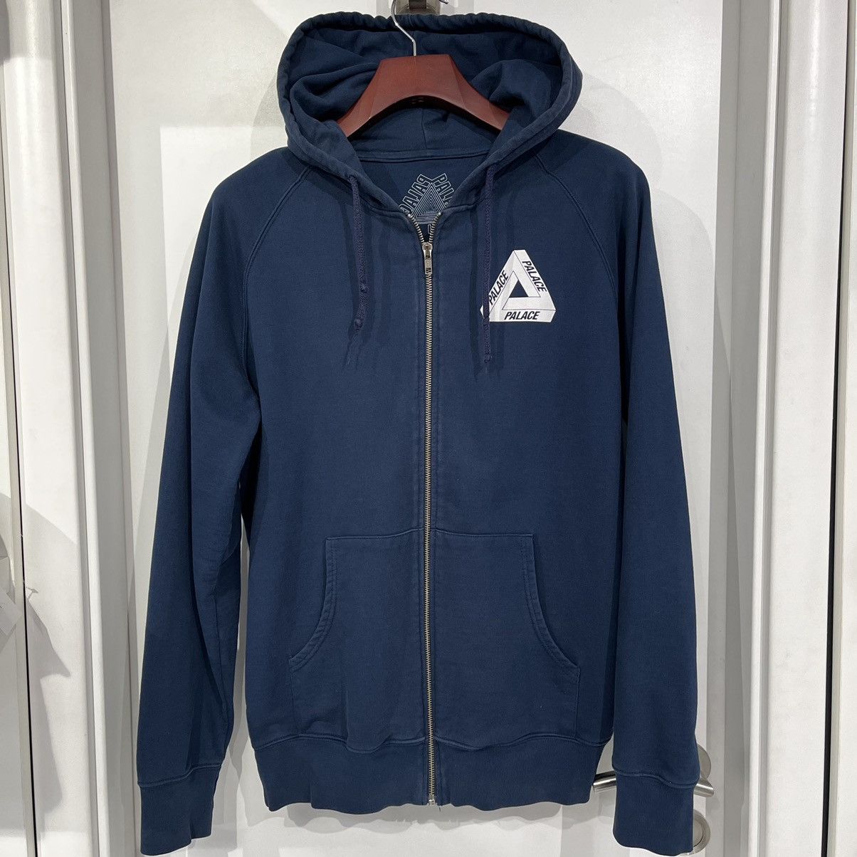 Palace Og Tri-Ferg Zip Hoodie Navy (2014)