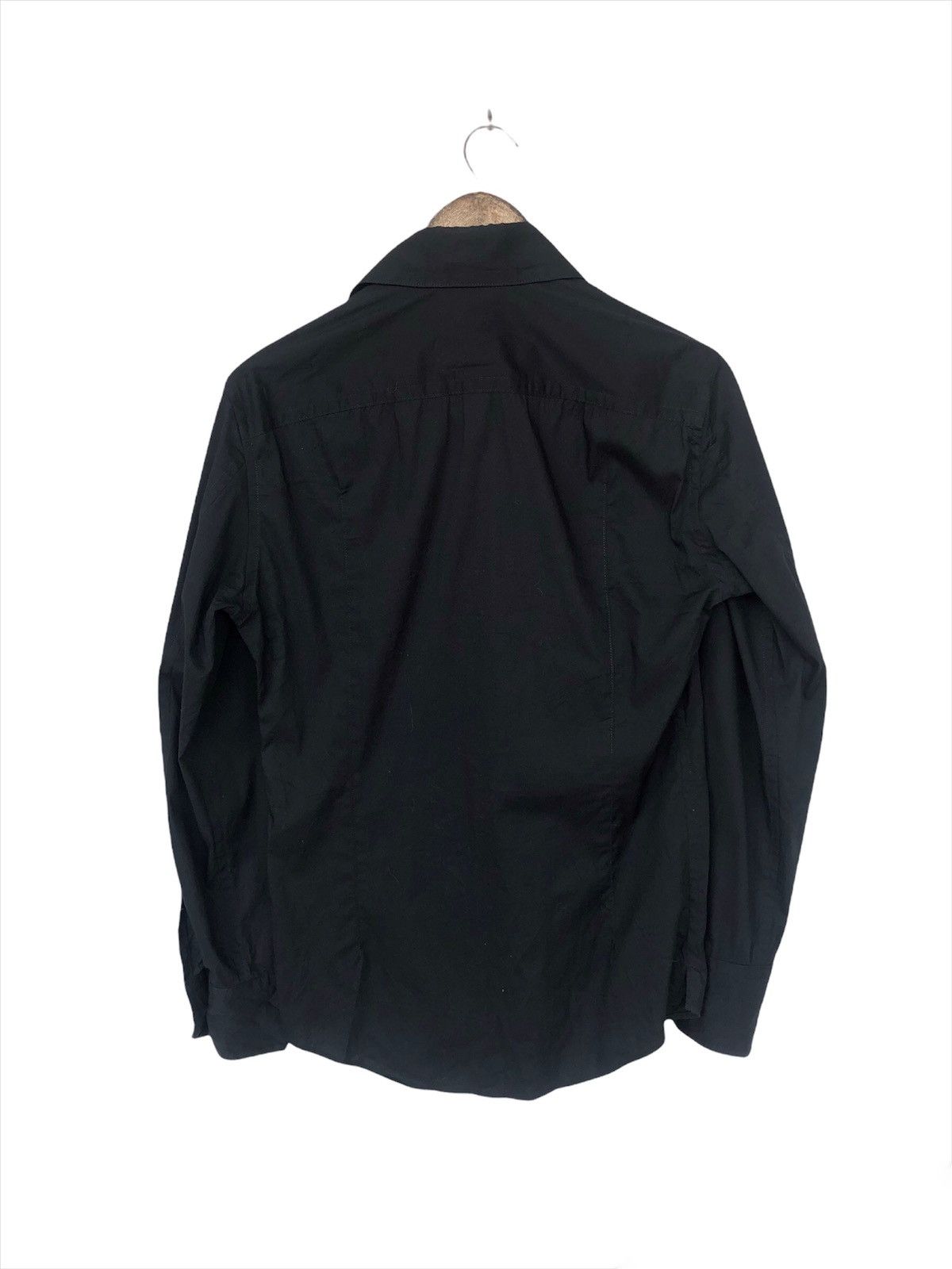 Yohji Yamamoto GRAIL🔥OG Yohji Yamamoto 🦋 Minimal Goth B/D Shirt Size US M / EU 48-50 / 2 - 5 Thumbnail
