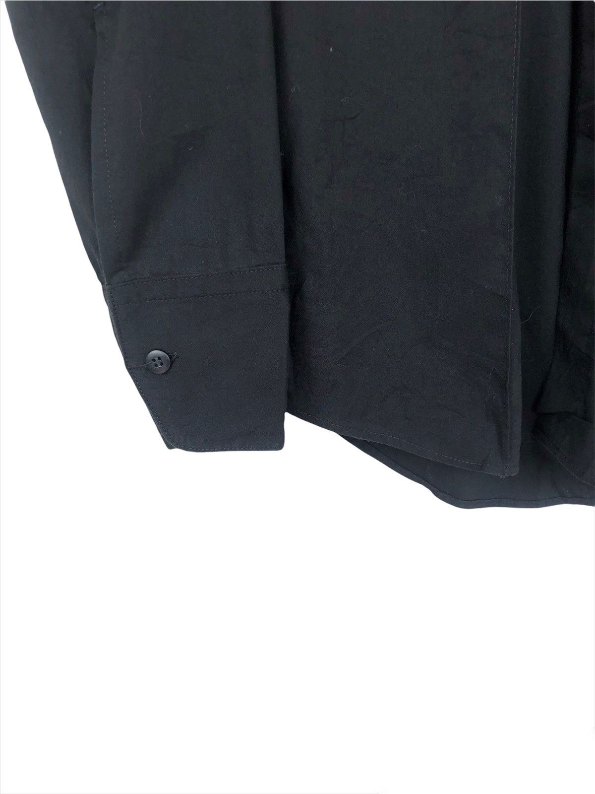 Yohji Yamamoto GRAIL🔥OG Yohji Yamamoto 🦋 Minimal Goth B/D Shirt Size US M / EU 48-50 / 2 - 4 Thumbnail