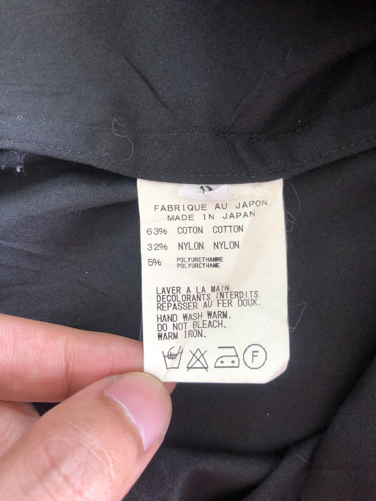 Yohji Yamamoto GRAIL🔥OG Yohji Yamamoto 🦋 Minimal Goth B/D Shirt Size US M / EU 48-50 / 2 - 8 Thumbnail