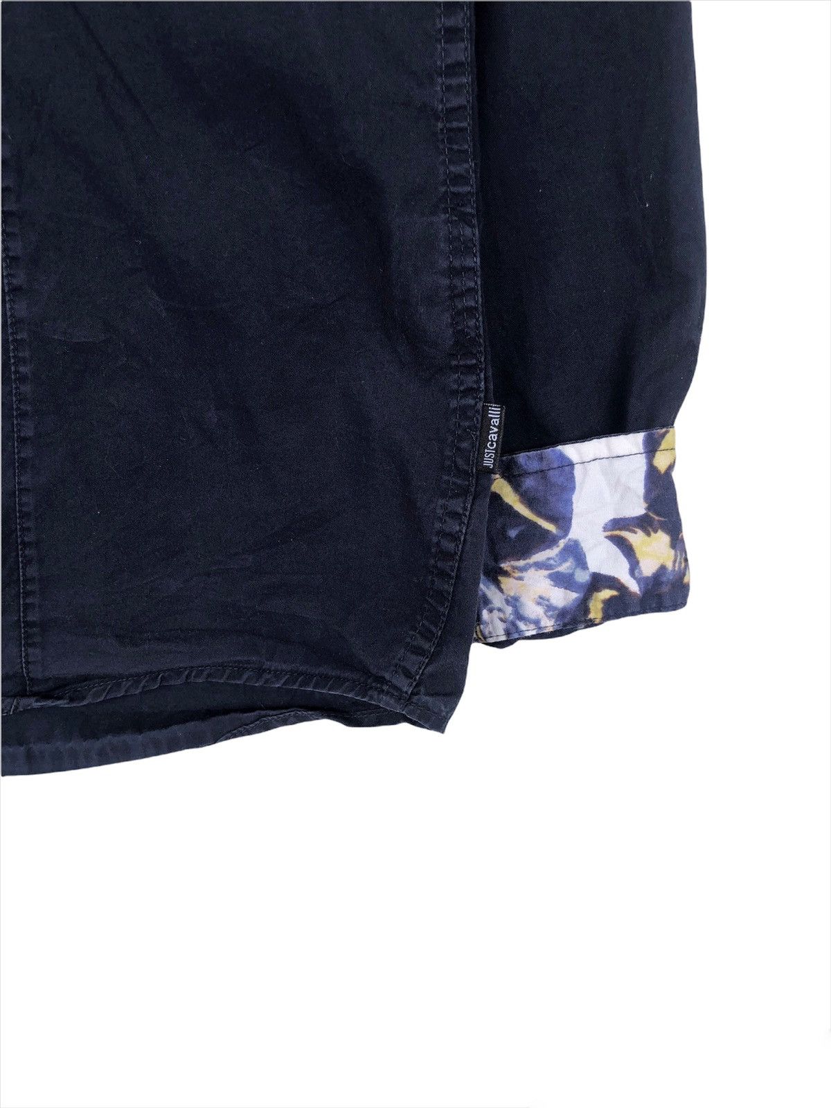 Roberto Cavalli GRAIL🔥OG Just Cavalli 🇮🇹 Floral Double Pocket B/D Shirt Size US L / EU 52-54 / 3 - 3 Thumbnail