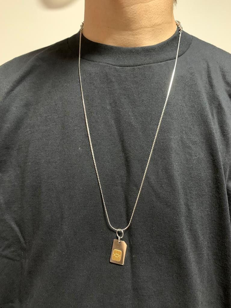 Custom custom layer sim card Pendant necklace chain | Grailed