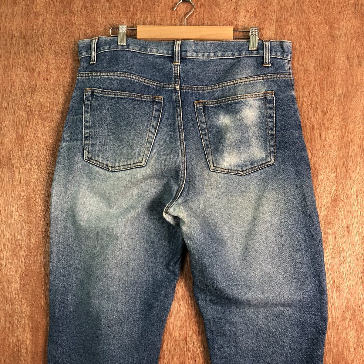 Japanese Brand DLL Japan vintage Blue Denim Pants #c246 Size US 34 / EU 50 - 6 Thumbnail