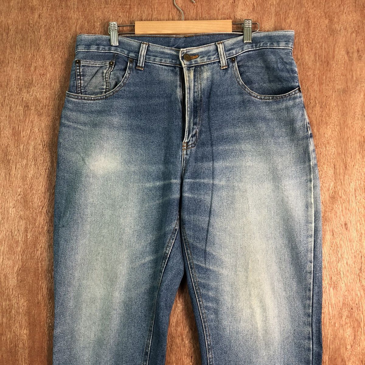 Japanese Brand DLL Japan vintage Blue Denim Pants #c246 Size US 34 / EU 50 - 2 Thumbnail