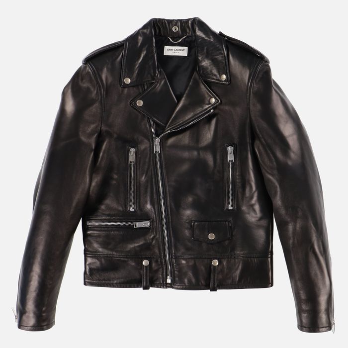 Saint Laurent Paris Lambskin L01 Leather Biker Jacket FW13 | Grailed