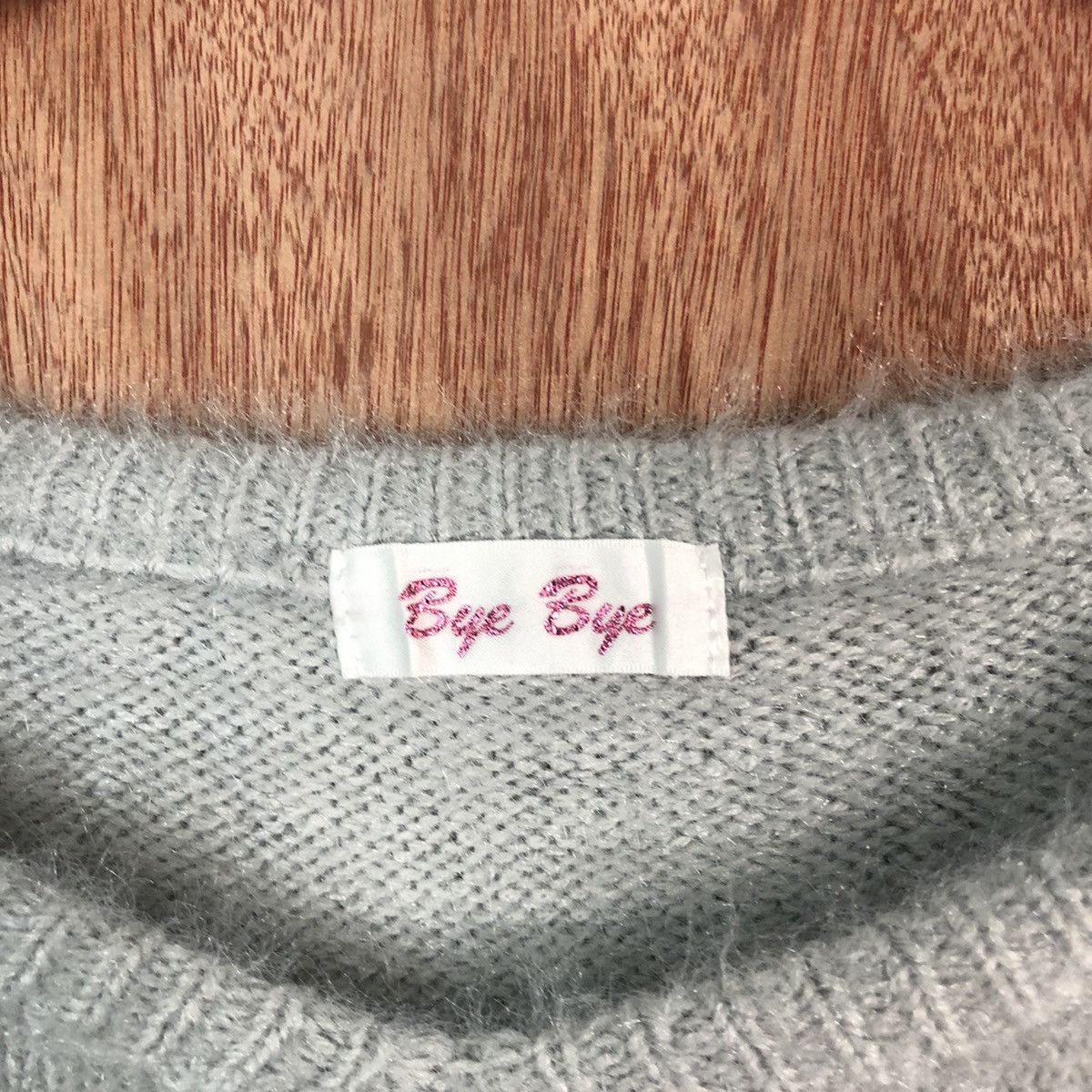 Homespun Knitwear Bye Bye Grey Mohair Shag Shaggy knitwear #c357 Size XS / US 0-2 / IT 36-38 - 8 Thumbnail