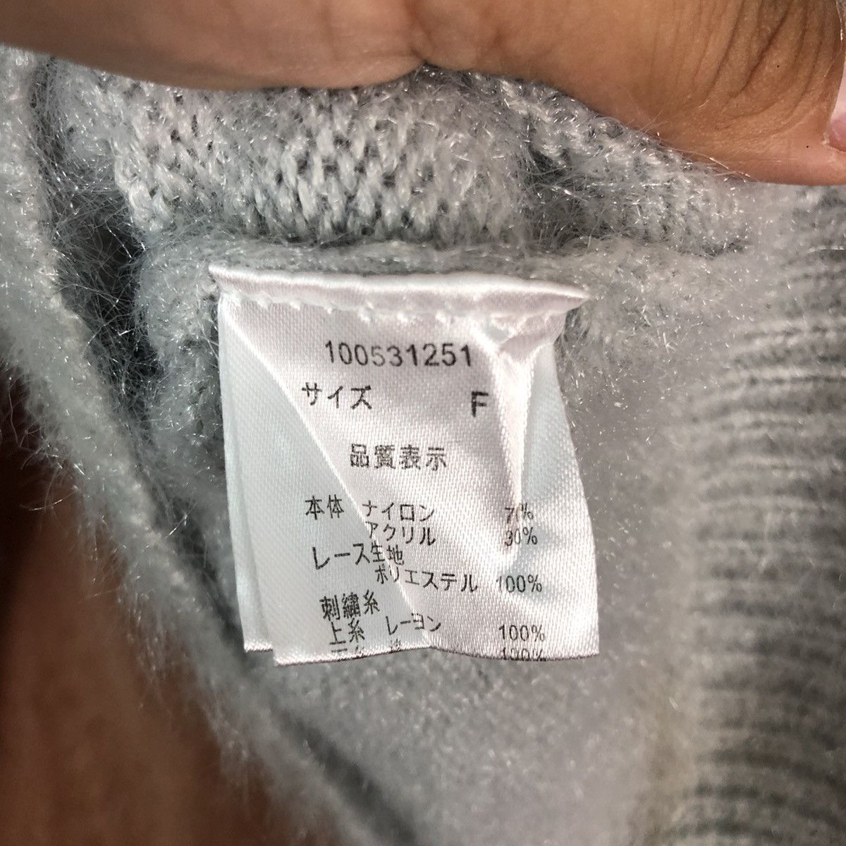 Homespun Knitwear Bye Bye Grey Mohair Shag Shaggy knitwear #c357 Size XS / US 0-2 / IT 36-38 - 10 Thumbnail