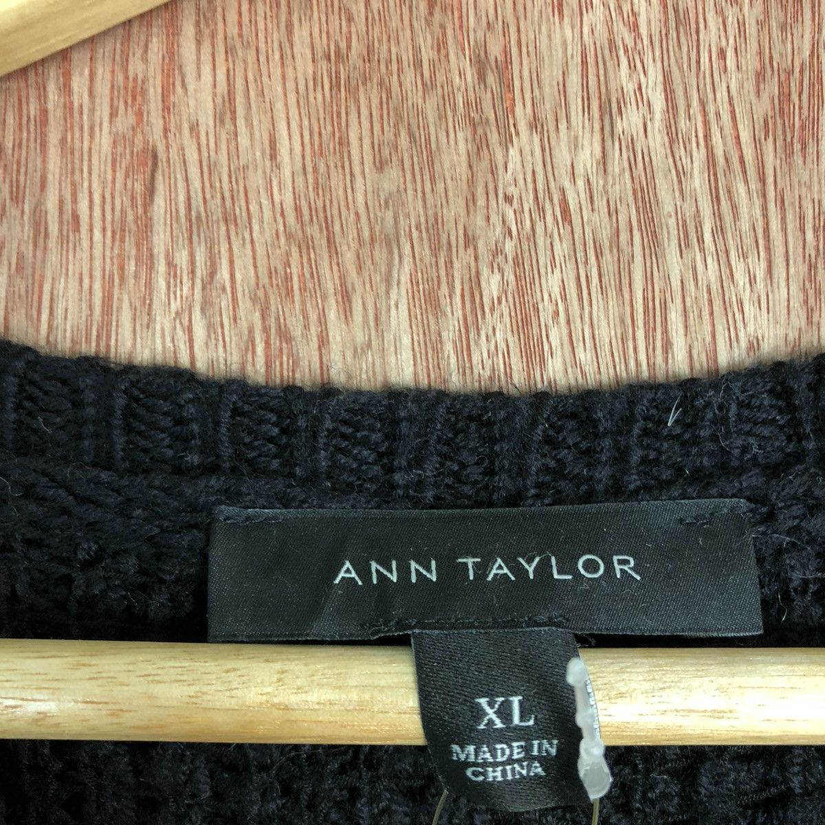 Homespun Knitwear × Japanese Brand Ann Taylor Black Knitwear #6071 Size US XL / EU 56 / 4 - 8 Thumbnail