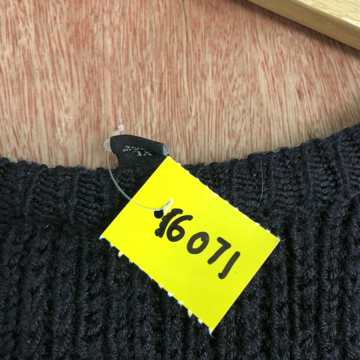 Homespun Knitwear × Japanese Brand Ann Taylor Black Knitwear #6071 Size US XL / EU 56 / 4 - 12 Thumbnail