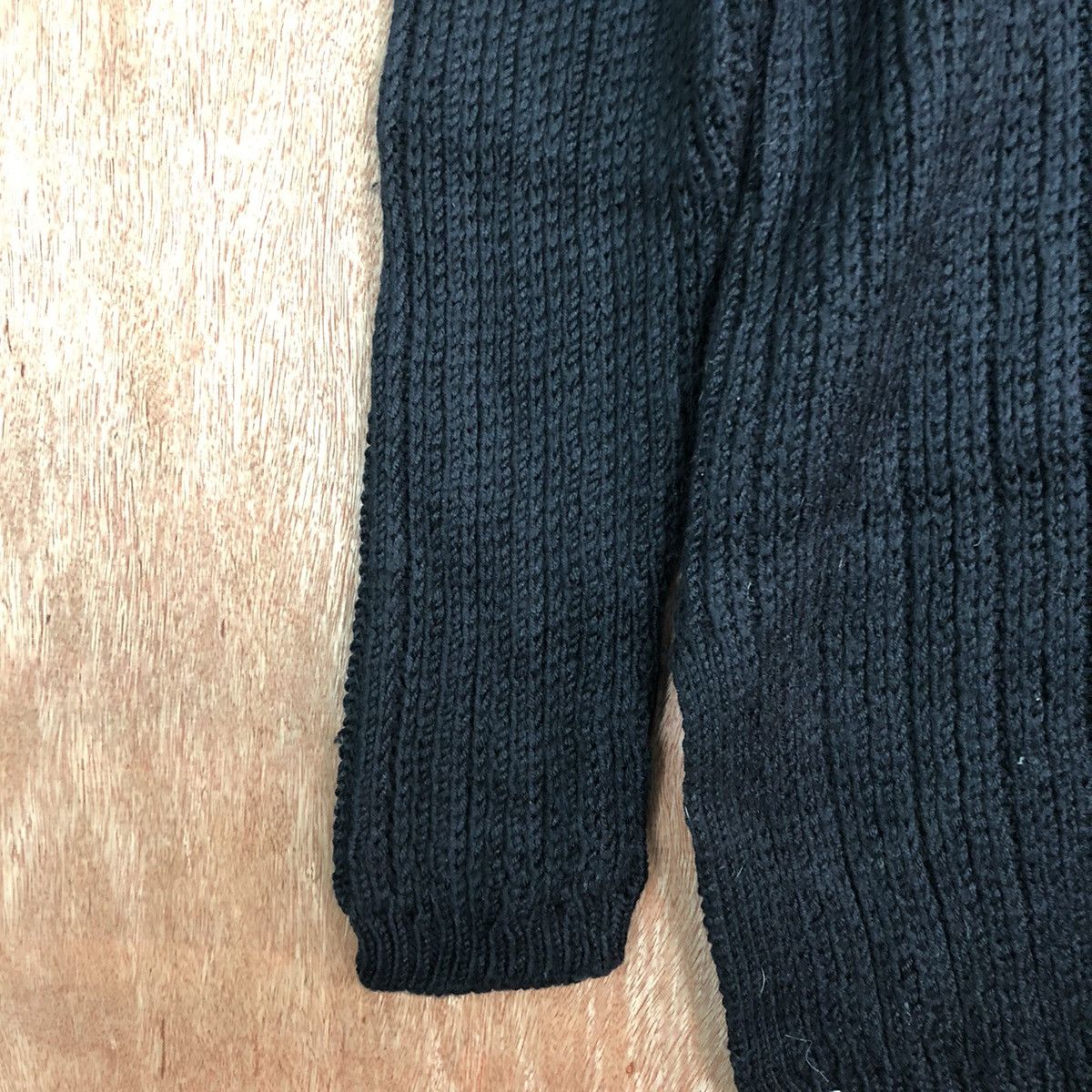 Homespun Knitwear × Japanese Brand Ann Taylor Black Knitwear #6071 Size US XL / EU 56 / 4 - 6 Thumbnail