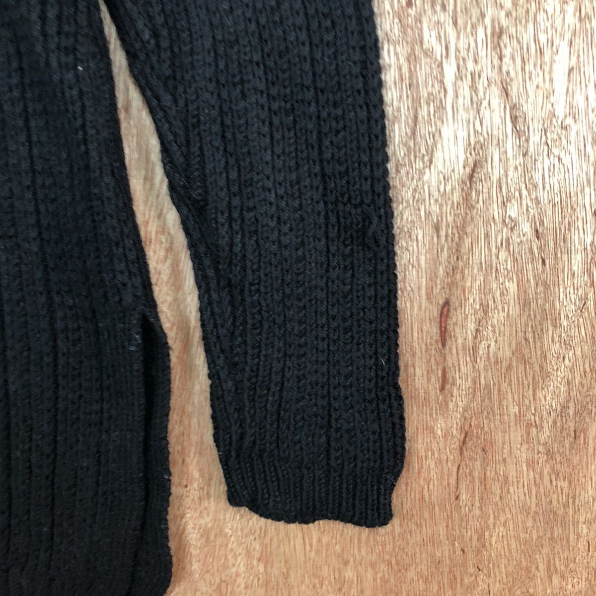 Homespun Knitwear × Japanese Brand Ann Taylor Black Knitwear #6071 Size US XL / EU 56 / 4 - 4 Thumbnail