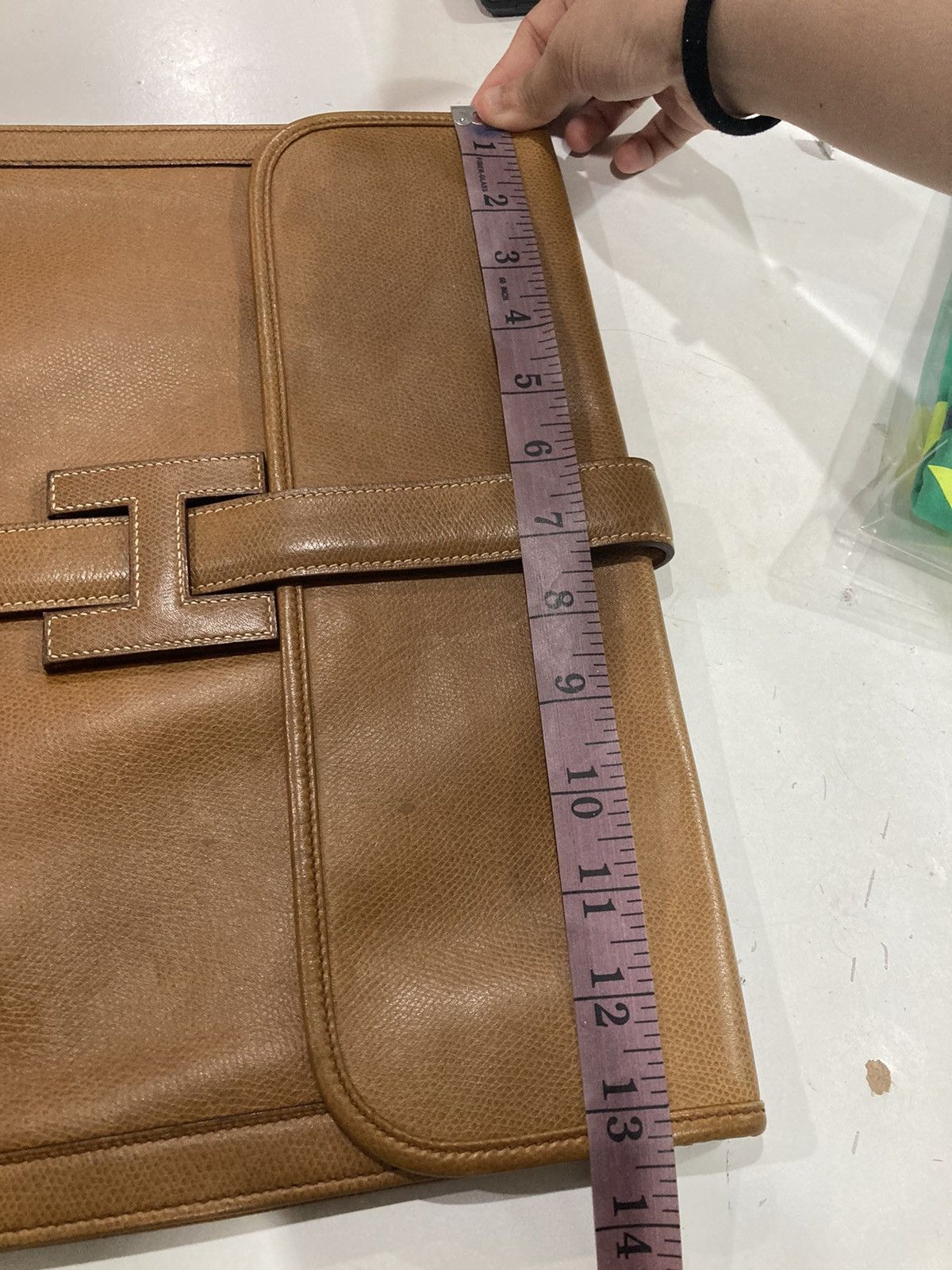 Hermes Vintage Hermes Jige Clutch Bag Size ONE SIZE - 11 Thumbnail