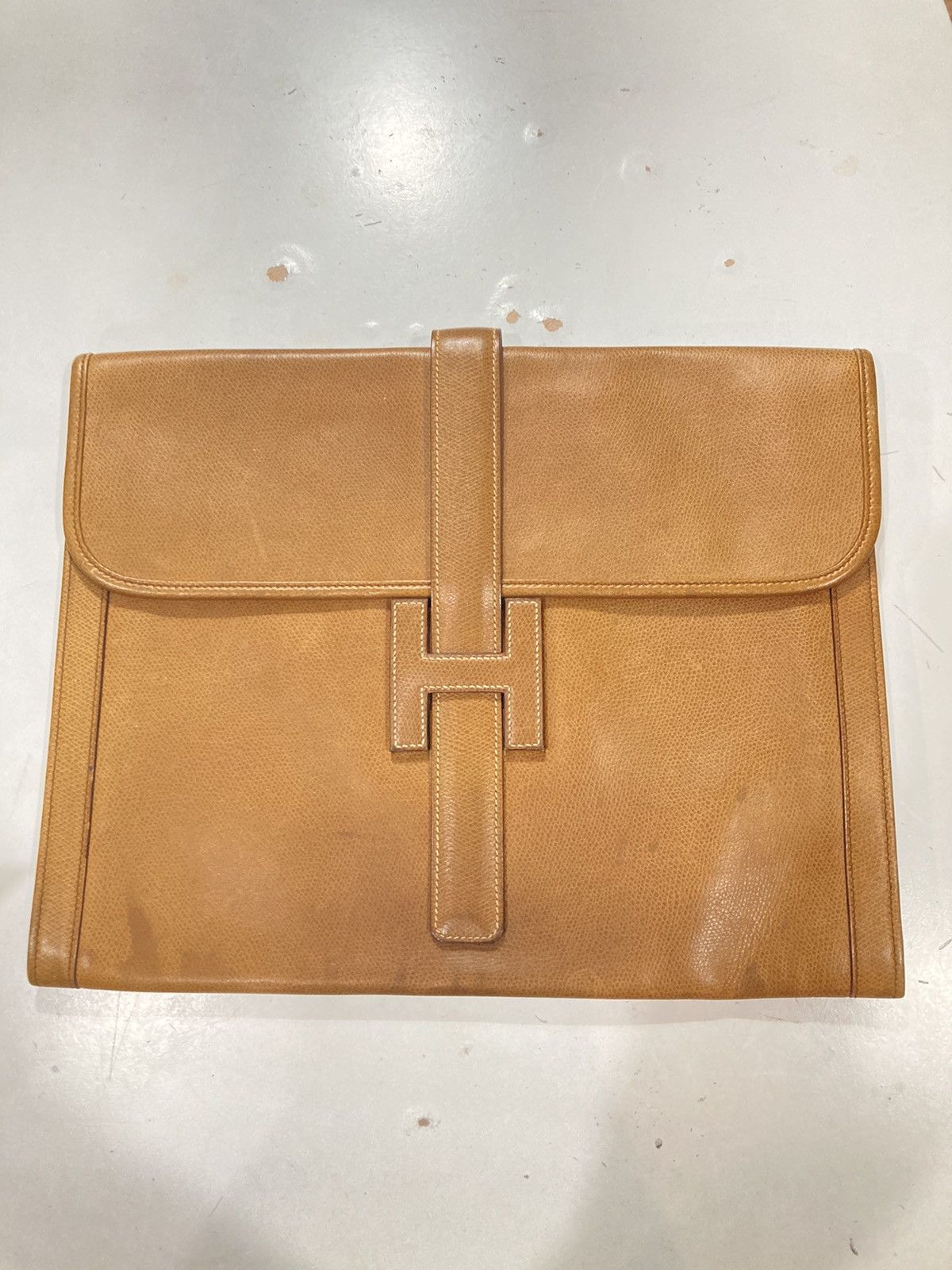 Hermes Vintage Hermes Jige Clutch Bag Size ONE SIZE - 1 Thumbnail