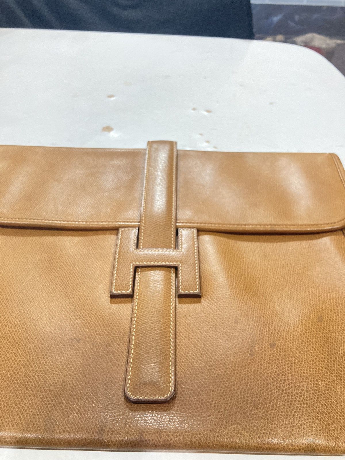 Hermes Vintage Hermes Jige Clutch Bag Size ONE SIZE - 3 Thumbnail