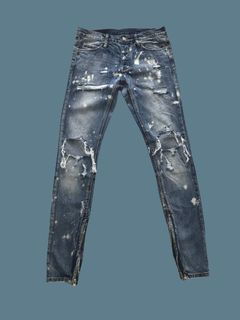 M6 Zipper Denim - Blue, mnml