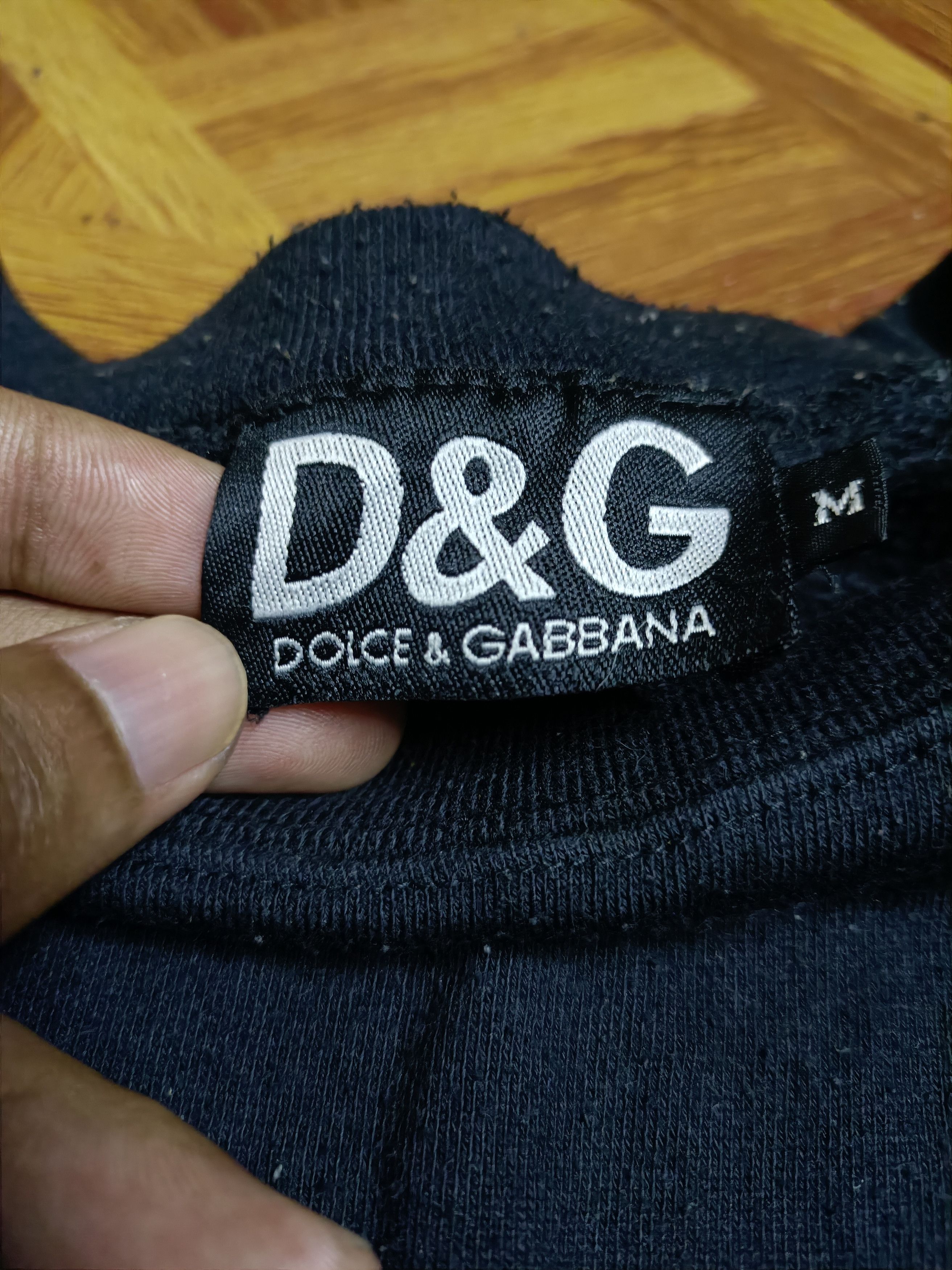 Dolce & Gabbana × Vintage 💥RARE💥Dolce & Gabbana Spell Out Sweatshirt Size US L / EU 52-54 / 3 - 5 Thumbnail