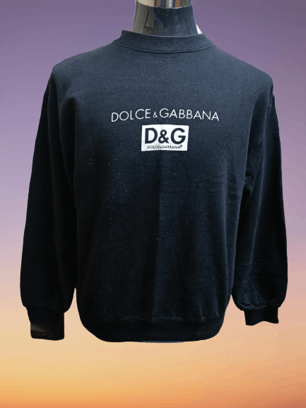 Dolce & Gabbana × Vintage 💥RARE💥Dolce & Gabbana Spell Out Sweatshirt Size US L / EU 52-54 / 3 - 1 Thumbnail