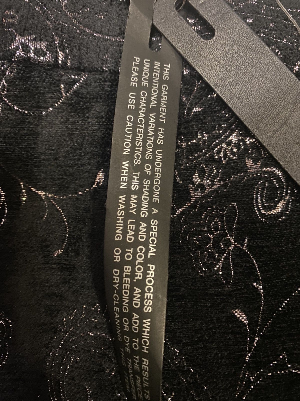 Amiri Paisley Velvet Glitter Flare Size US 33 - 3 Thumbnail