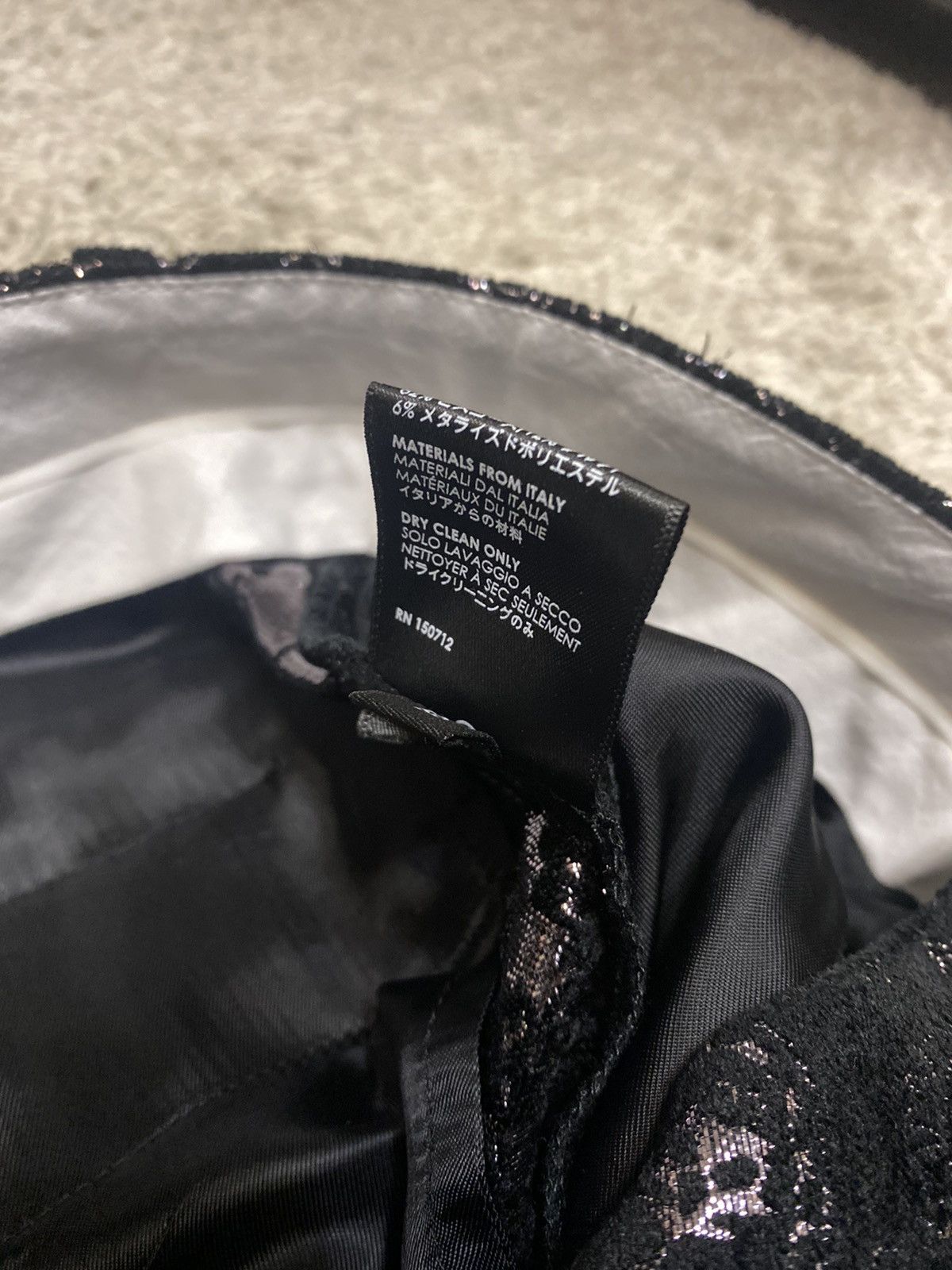 Amiri Paisley Velvet Glitter Flare Size US 33 - 5 Thumbnail