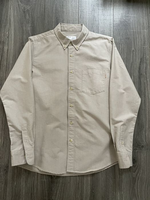 Jjjjound Jjjjound Oxford Heavyweight- Beige | Grailed