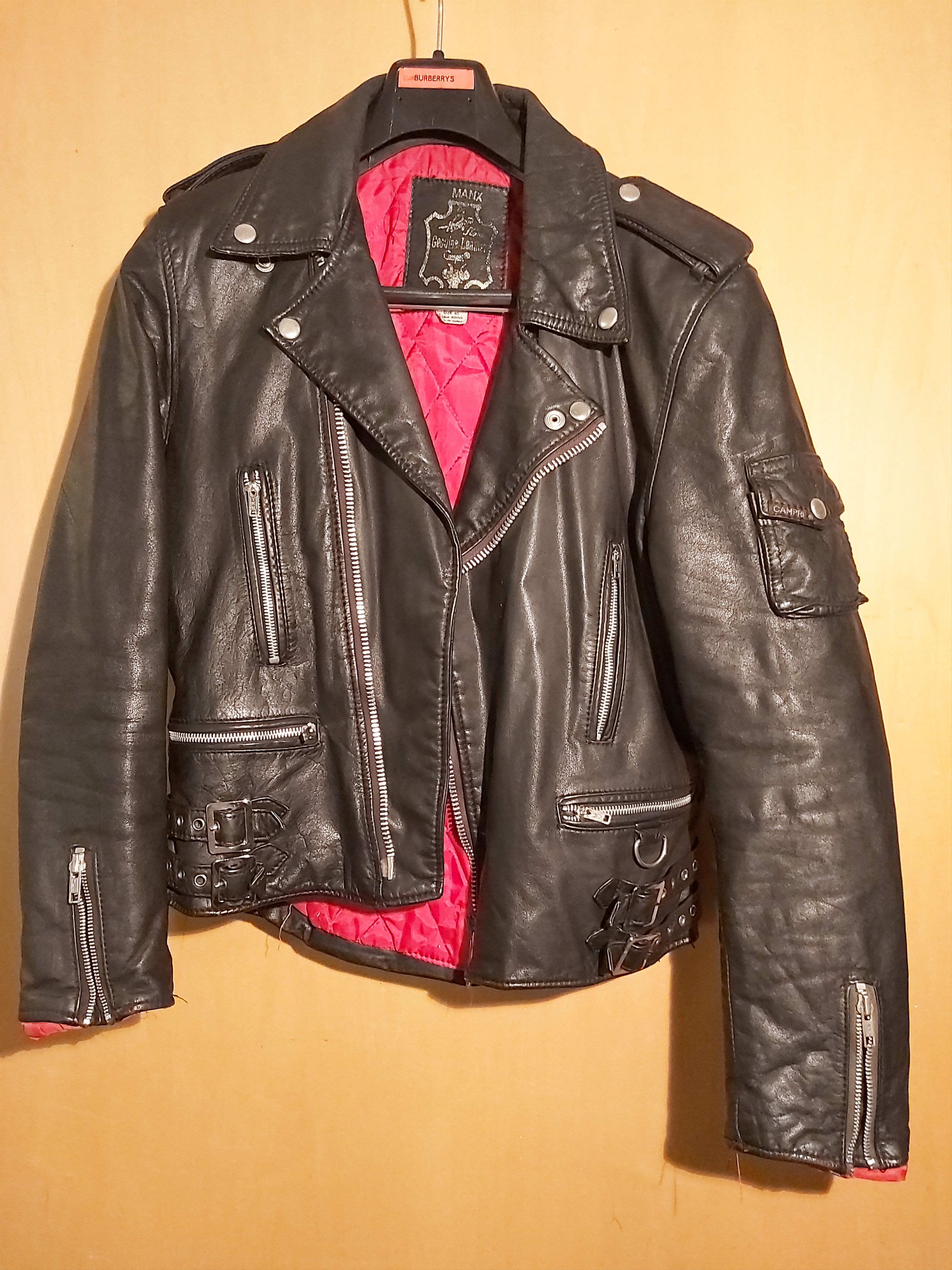 80´s Campri double riders jacket MANX-