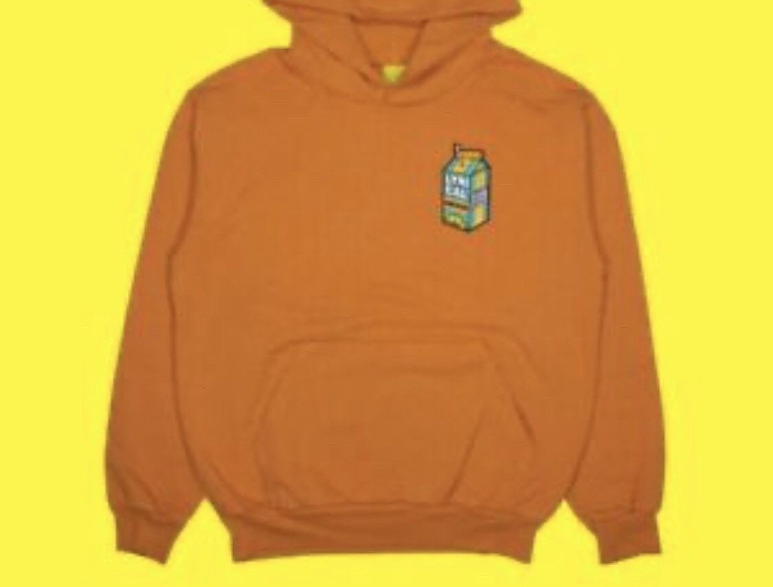 bagværk mængde af salg Indvandring Lyrical Lemonade Lyrical lemonade Orange and Baby Blue Carton Hoodie |  Grailed