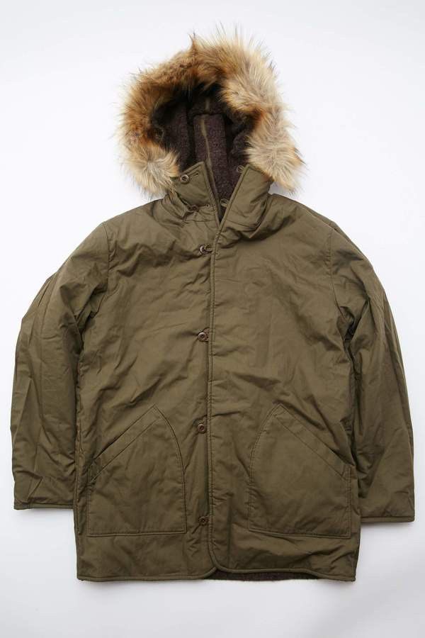 Beams Plus MIL Liner Parka Reversible - Brown/Olive