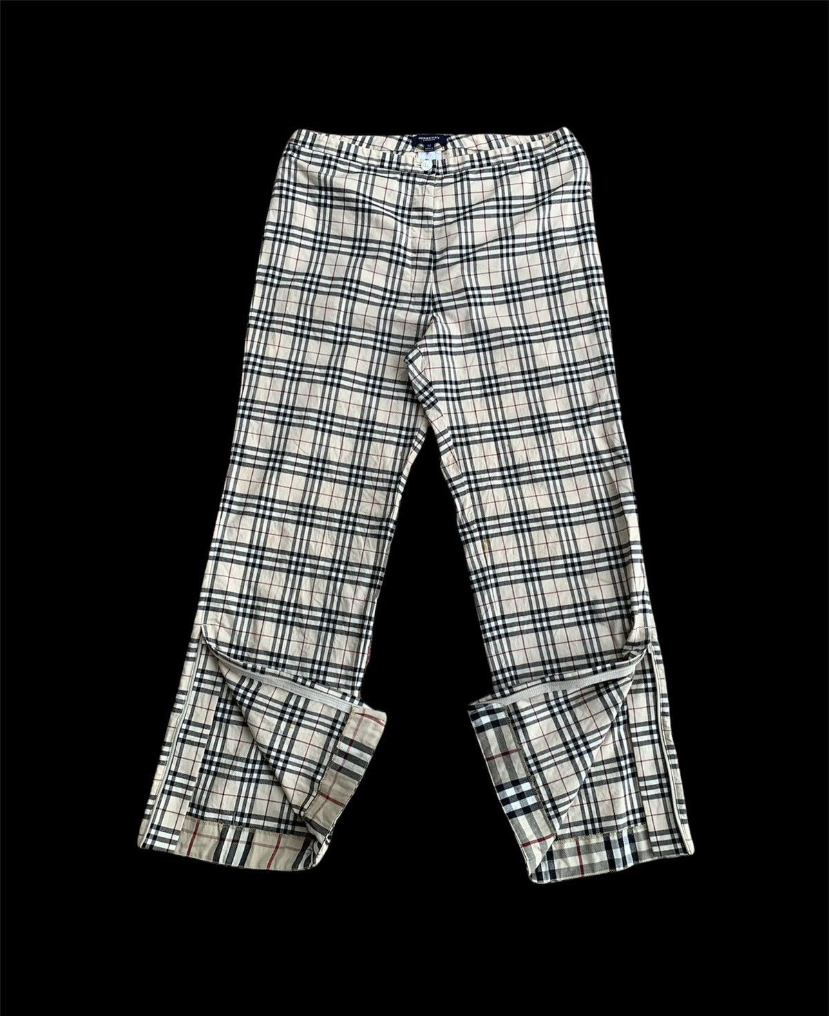 💸BINDINGOFFER💸Burberry nova check multi zip pants