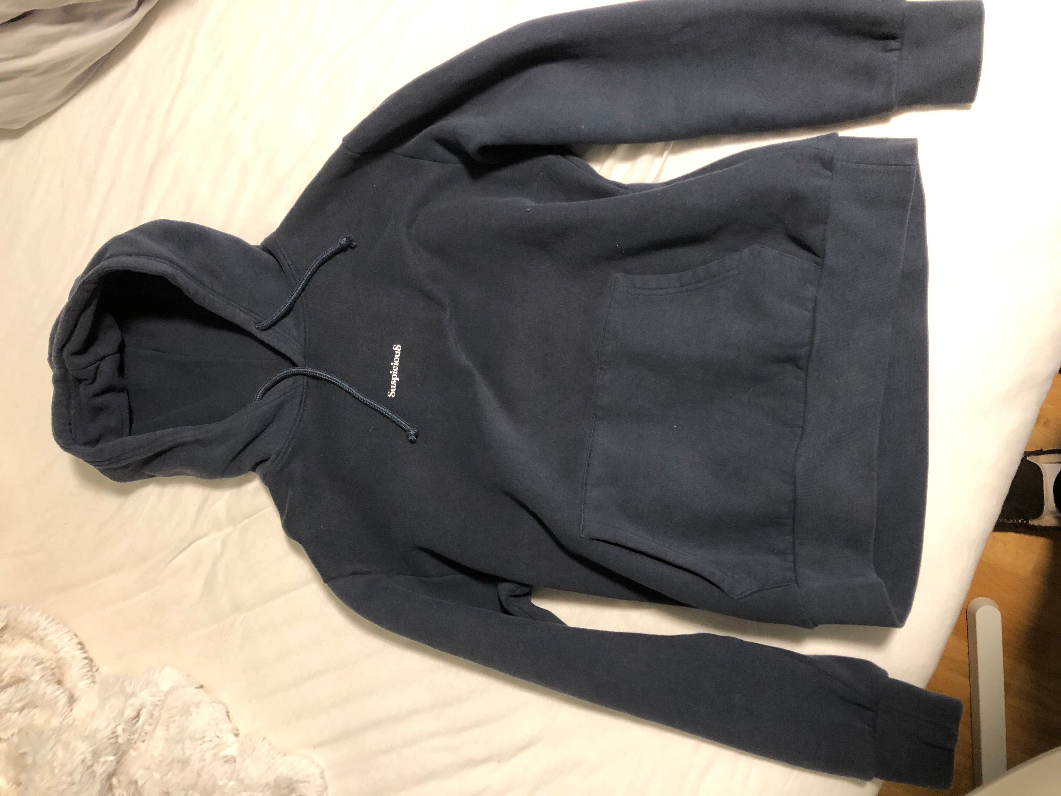 Suspicious Antwerp Suspicious Antwerp The Voyager Hoodie Navy | Grailed